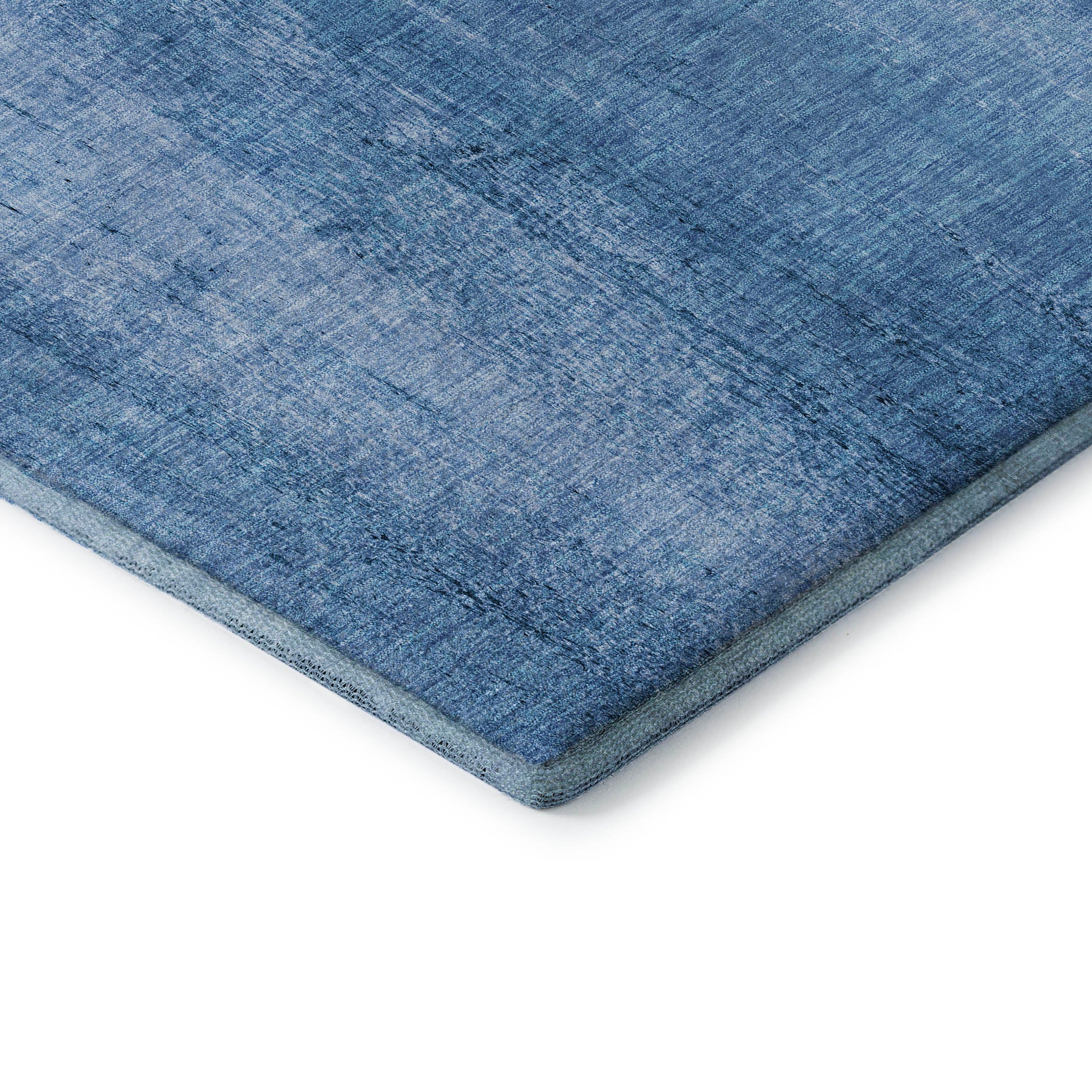 Athens Machine Washable Transitional Blue Rug 1'8" x 2'6" #shape_Rectangle