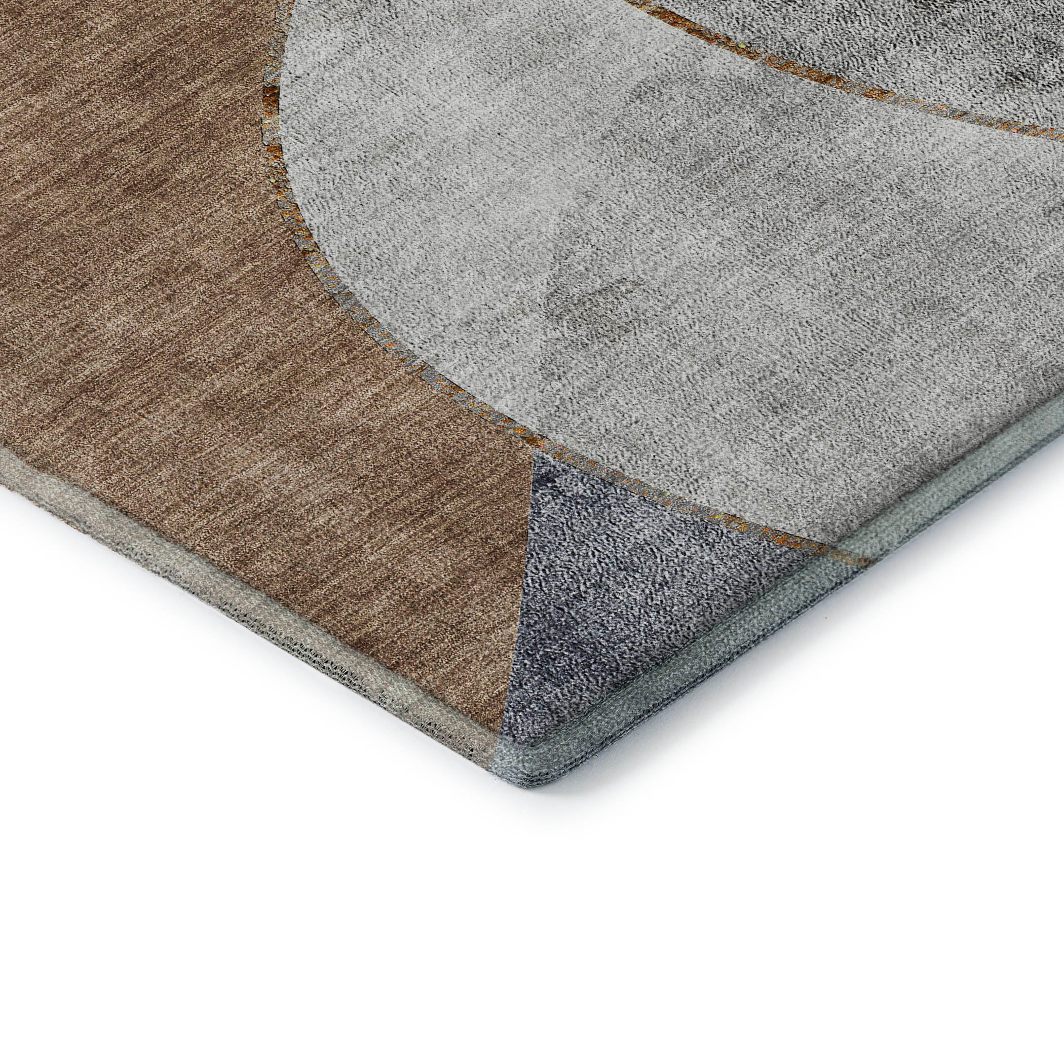Valletta Machine Washable Transitional Gray Rug 1'8" x 2'6" #shape_Rectangle