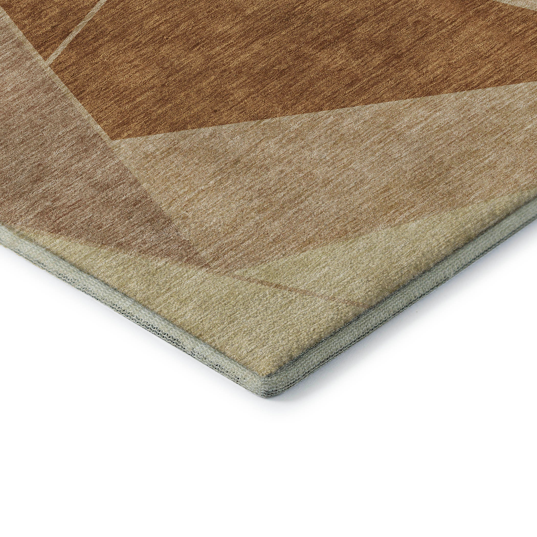 Mdina Machine Washable Transitional Paprika Orange Rug 1'8" x 2'6" #shape_Rectangle