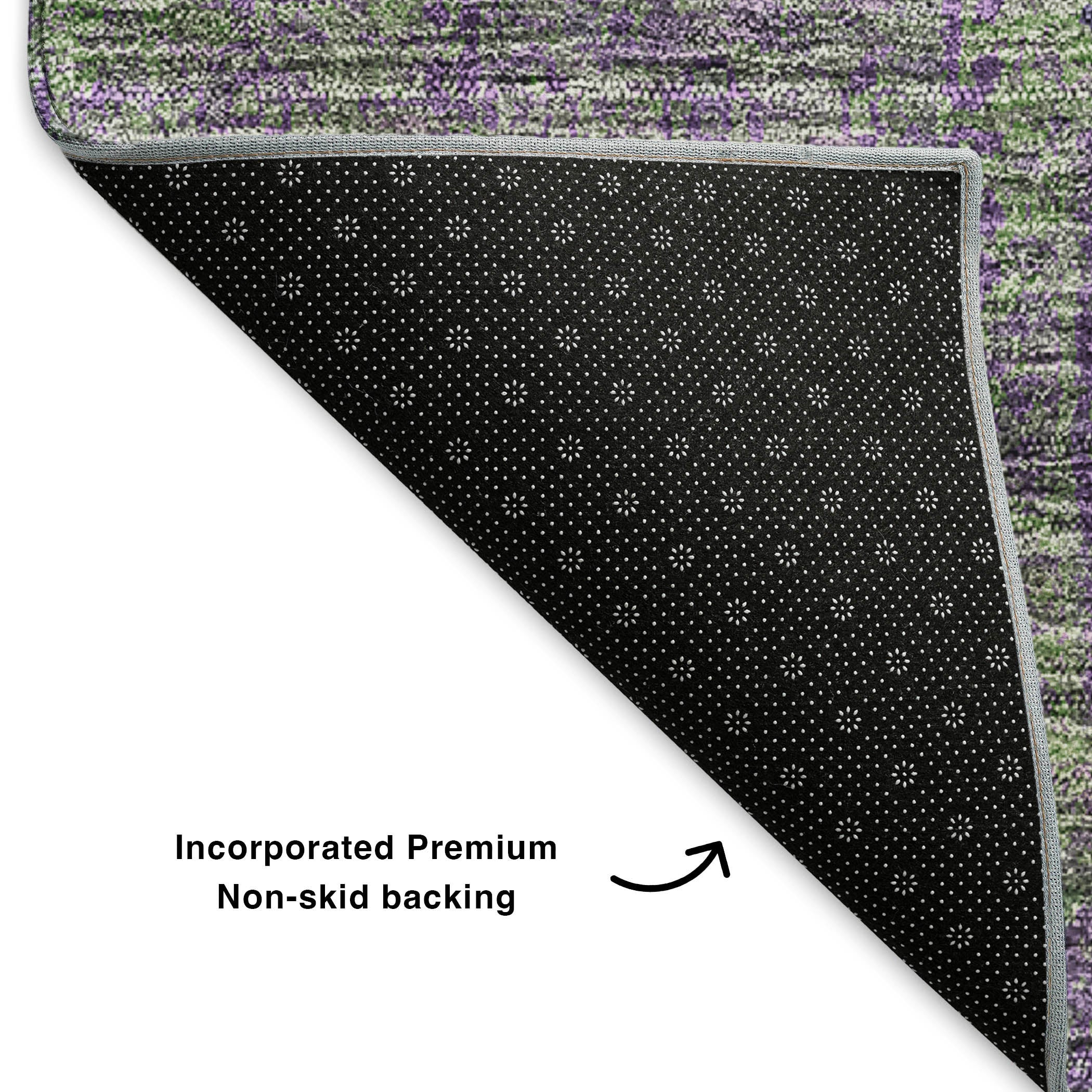 Sintra Machine Washable Transitional Fern Green Rug 1'8" x 2'6" #shape_Rectangle