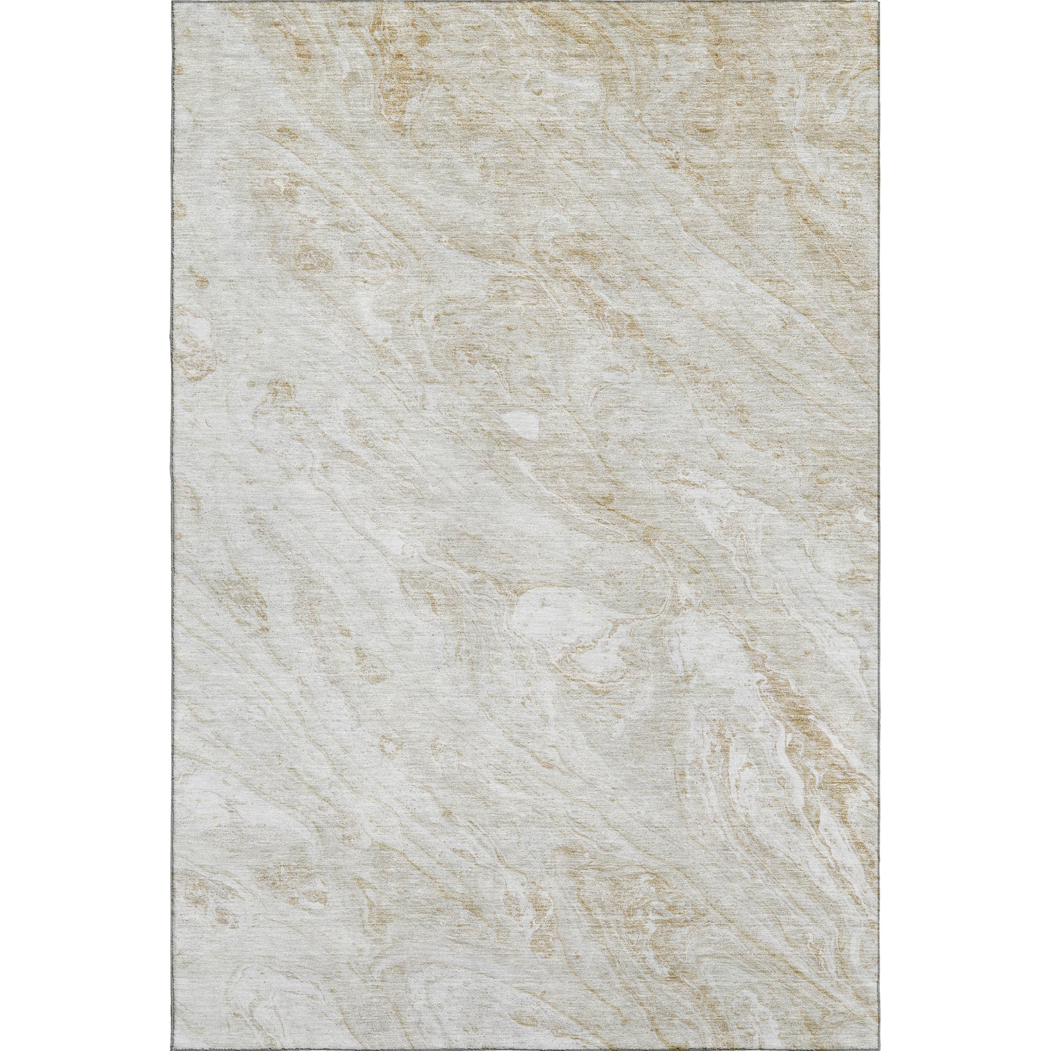 Kyoto Machine Washable Transitional Ivory Rug 2'6" x 3'10" #shape_Rectangle
