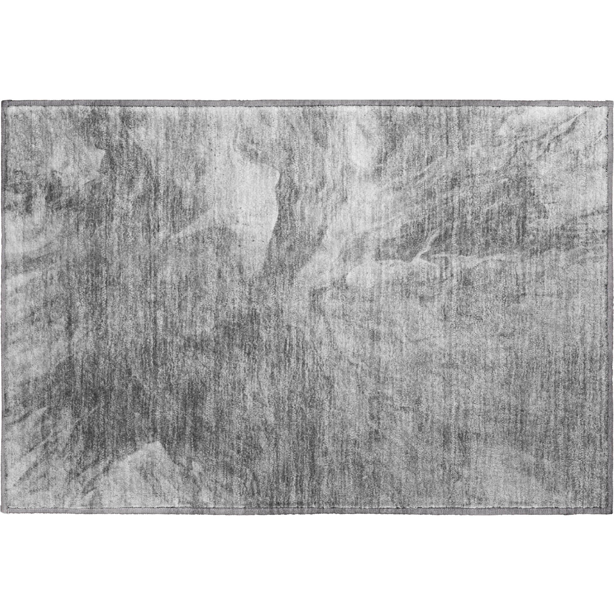 Colombo Machine Washable Transitional Gray Rug 1'8" x 2'6" #shape_Rectangle