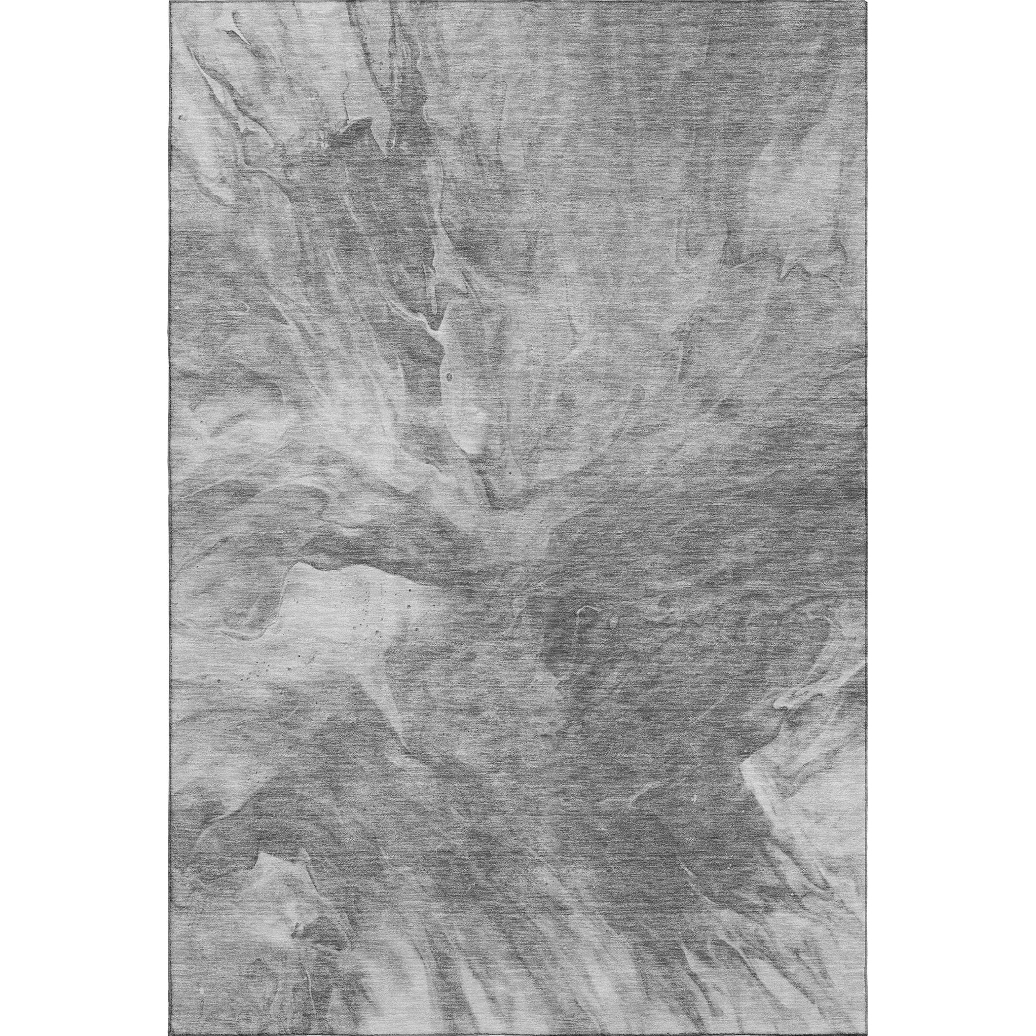 Colombo Machine Washable Transitional Gray Rug 2'6" x 3'10" #shape_Rectangle