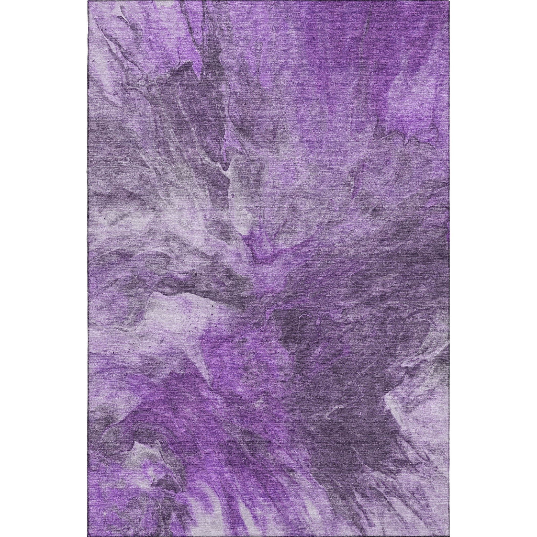 Colombo Machine Washable Transitional Purple Rug 2'6" x 3'10" #shape_Rectangle