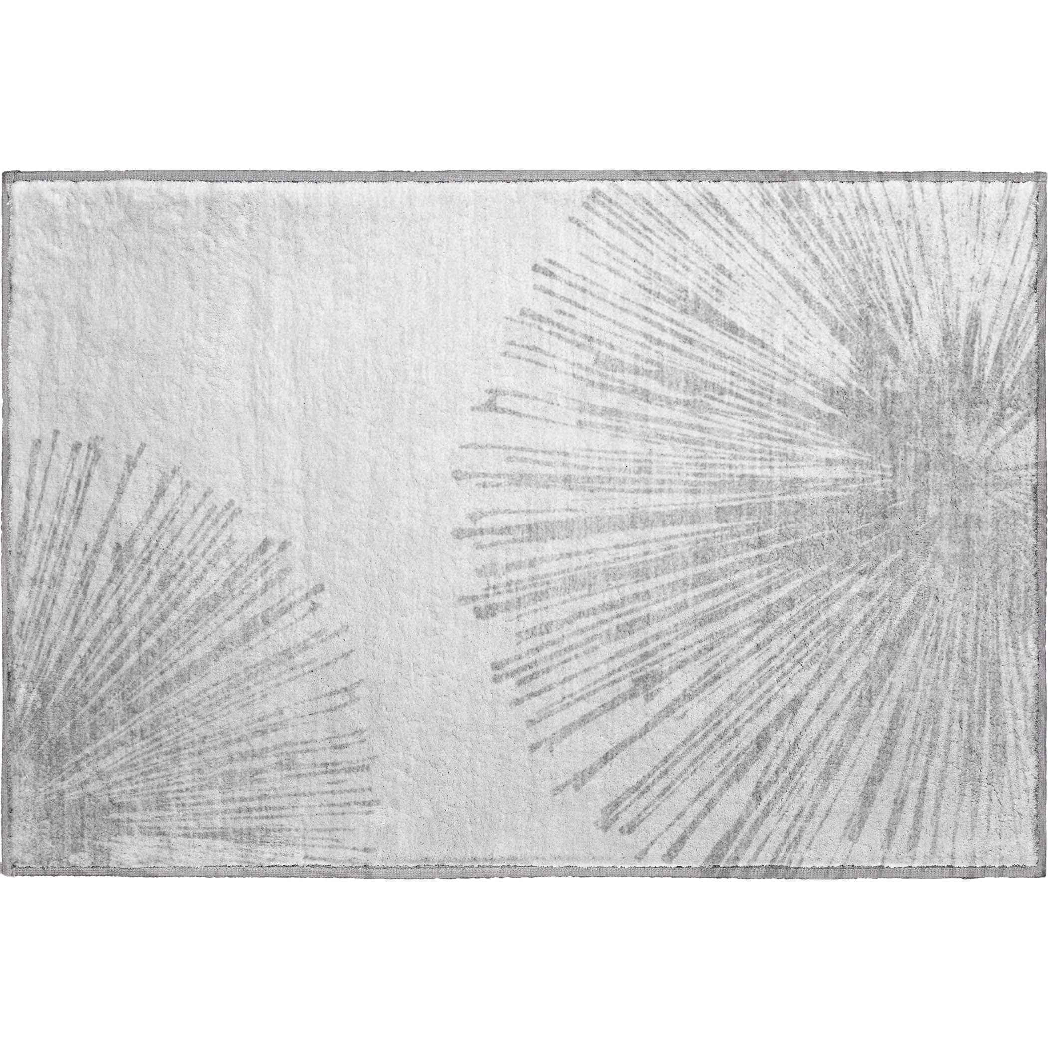 Dubrovnik Machine Washable Transitional Gray Rug 1'8" x 2'6" #shape_Rectangle