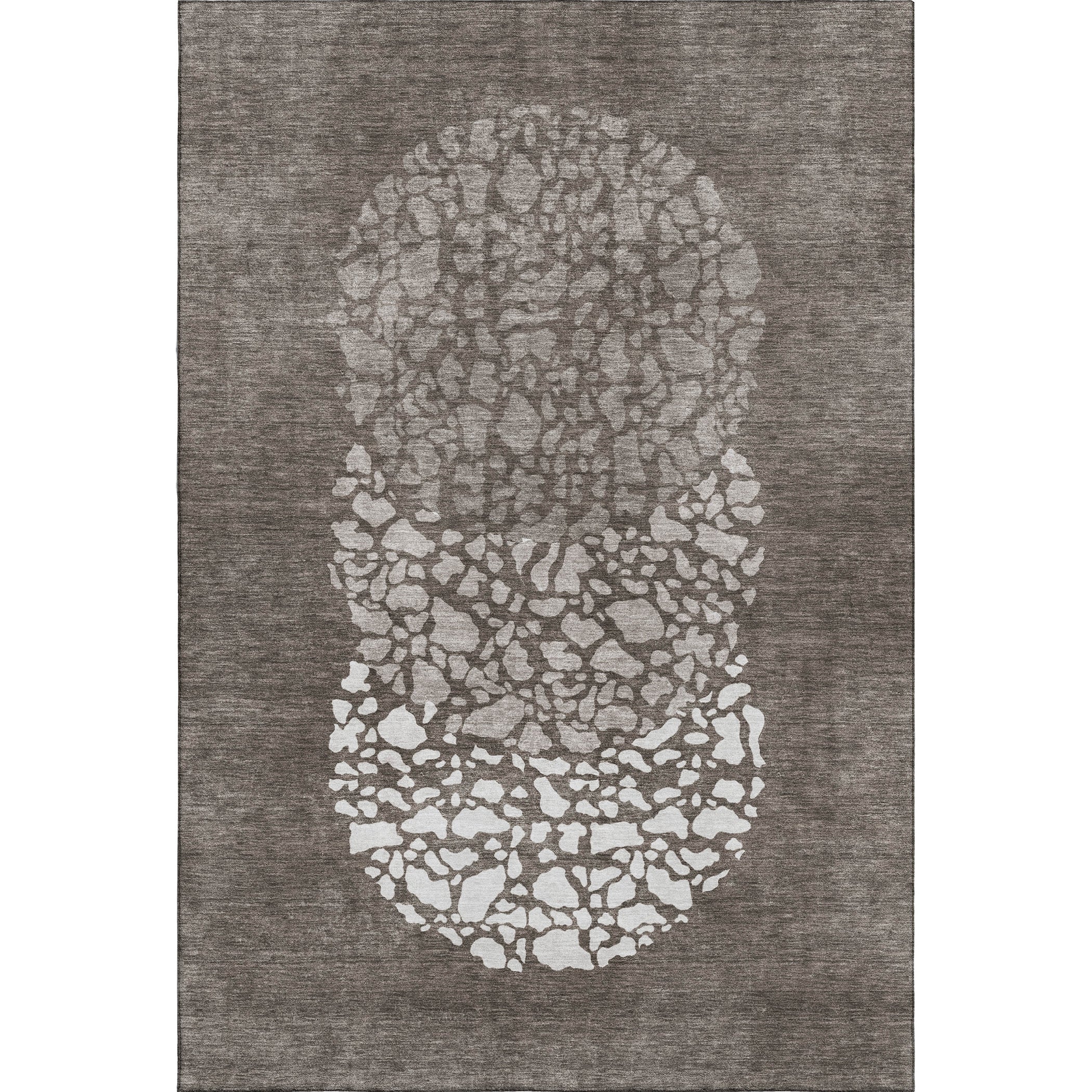 Reykjavik Machine Washable Transitional Taupe Brown Rug 2'6" x 3'10" #shape_Rectangle