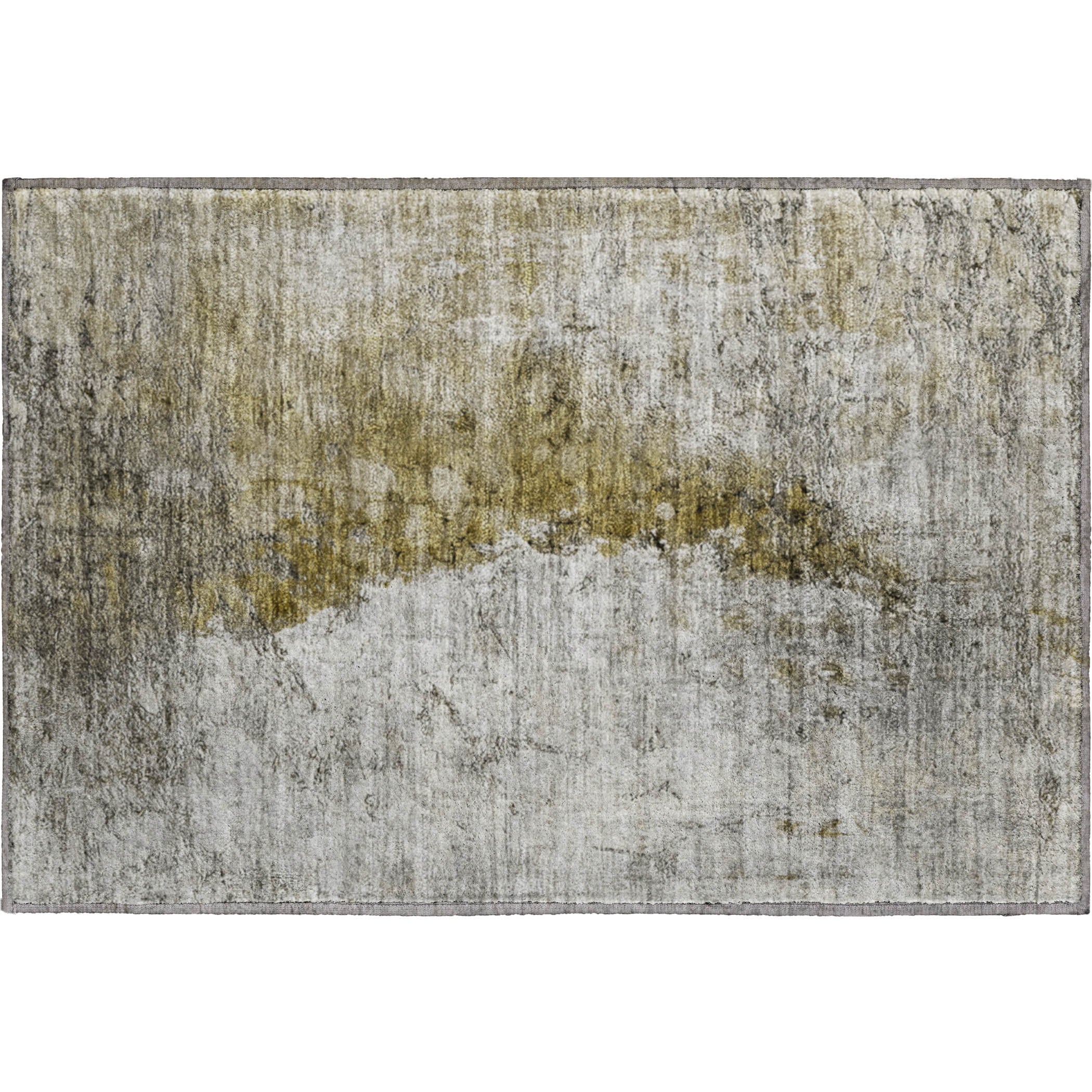 Baku Machine Washable Transitional Brown Rug 1'8" x 2'6" #shape_Rectangle
