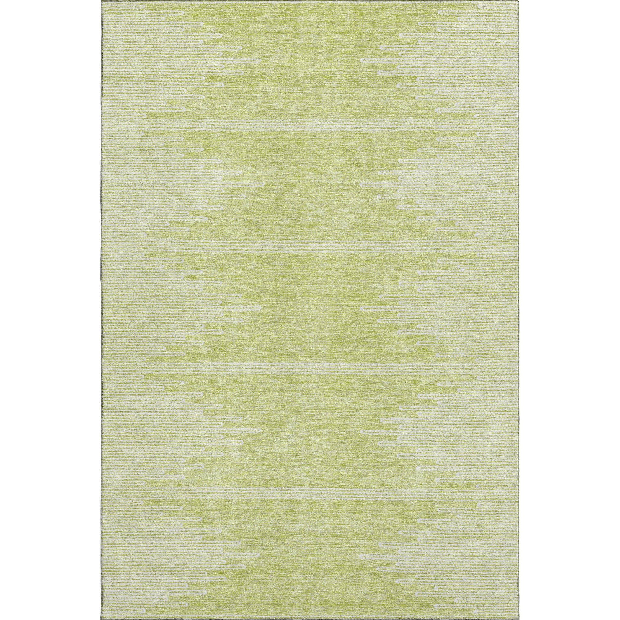 Seoul Machine Washable Transitional Aloe Green Rug 2'6" x 3'10" #shape_Rectangle