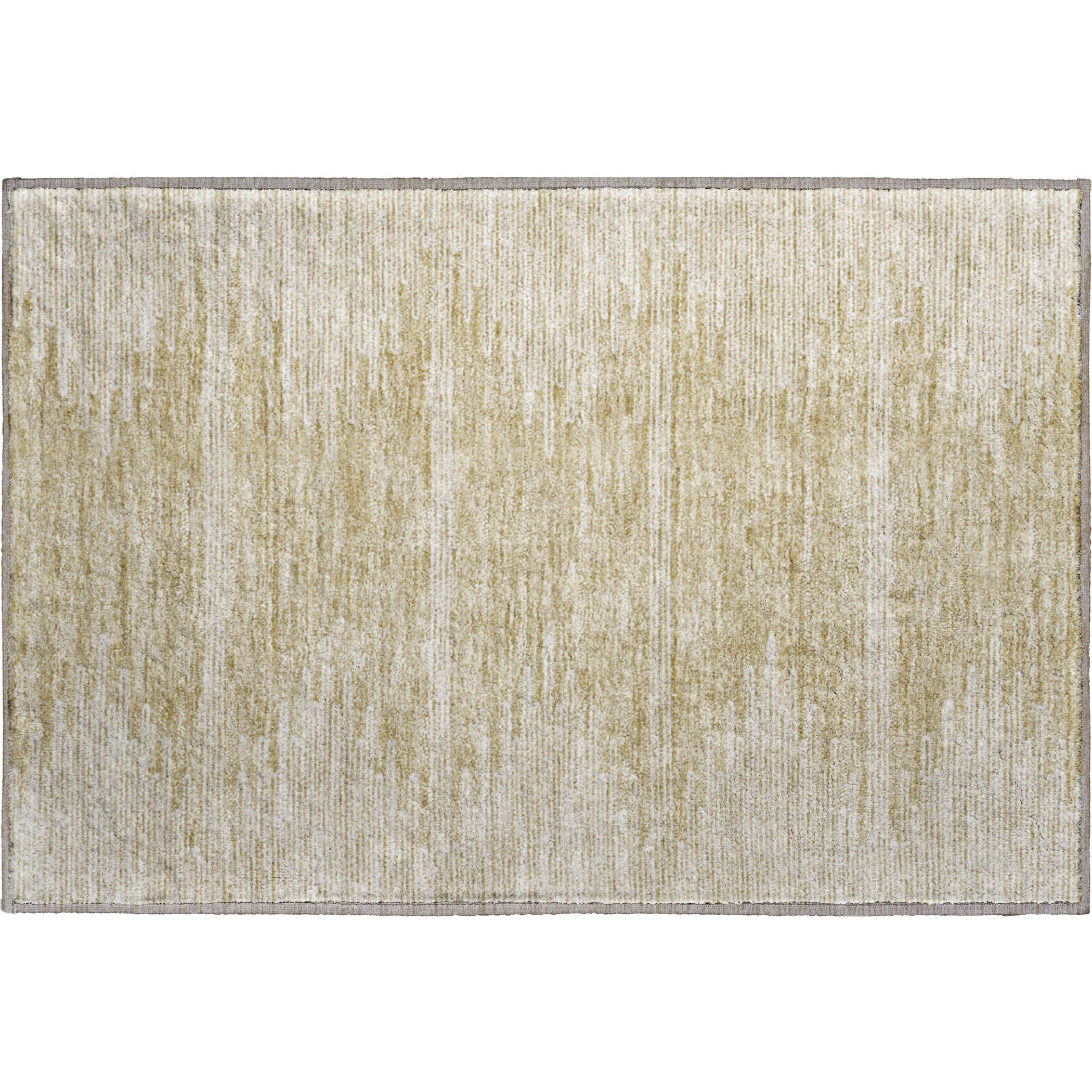 Seoul Machine Washable Transitional Beige Brown Rug 1'8" x 2'6" #shape_Rectangle