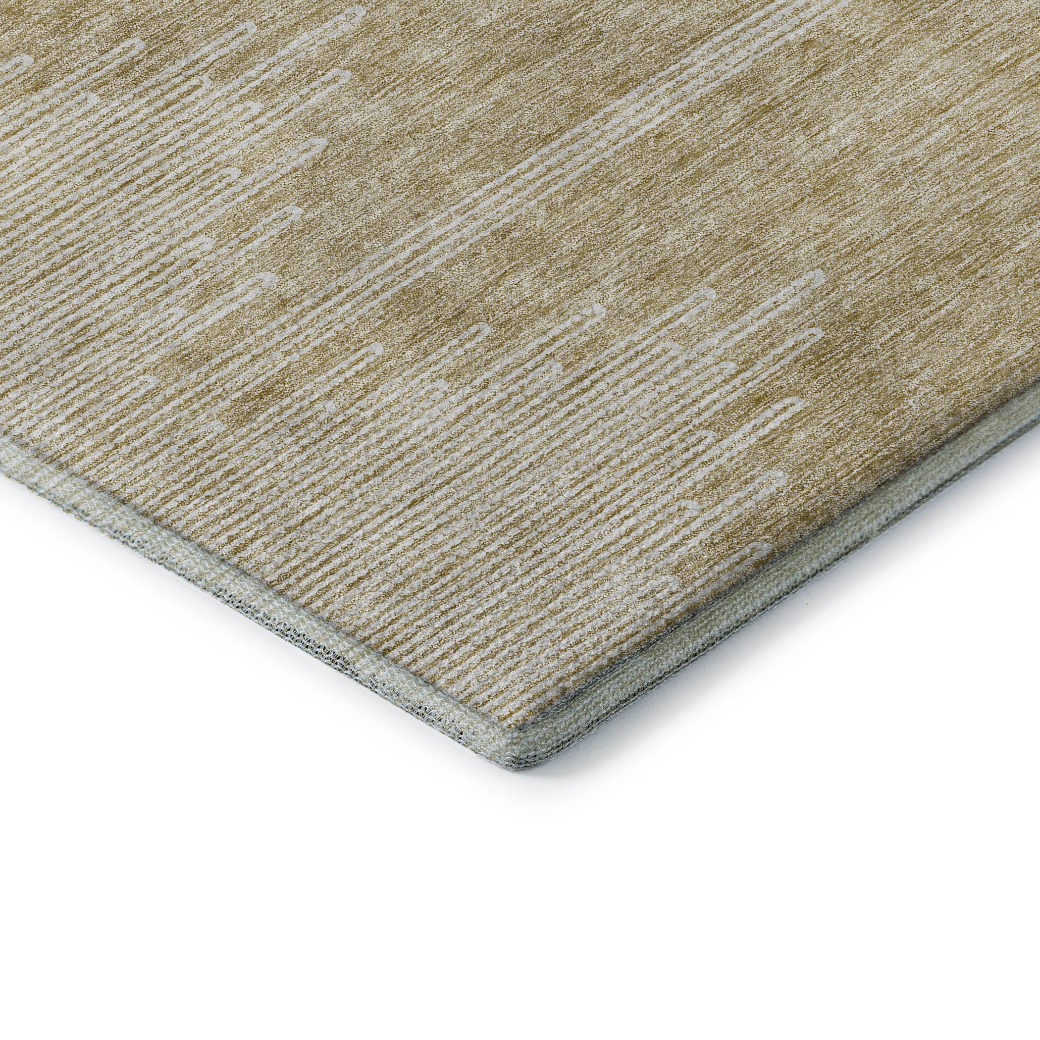 Seoul Machine Washable Transitional Beige Brown Rug 1'8" x 2'6" #shape_Rectangle