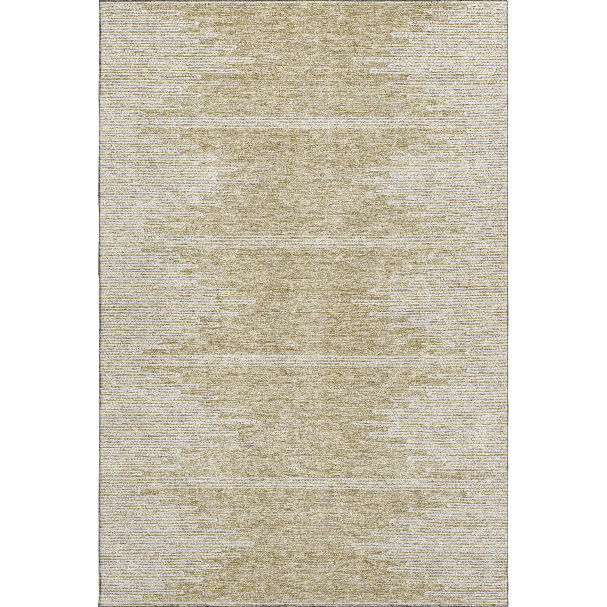 Seoul Machine Washable Transitional Beige Brown Rug 2'6" x 3'10" #shape_Rectangle