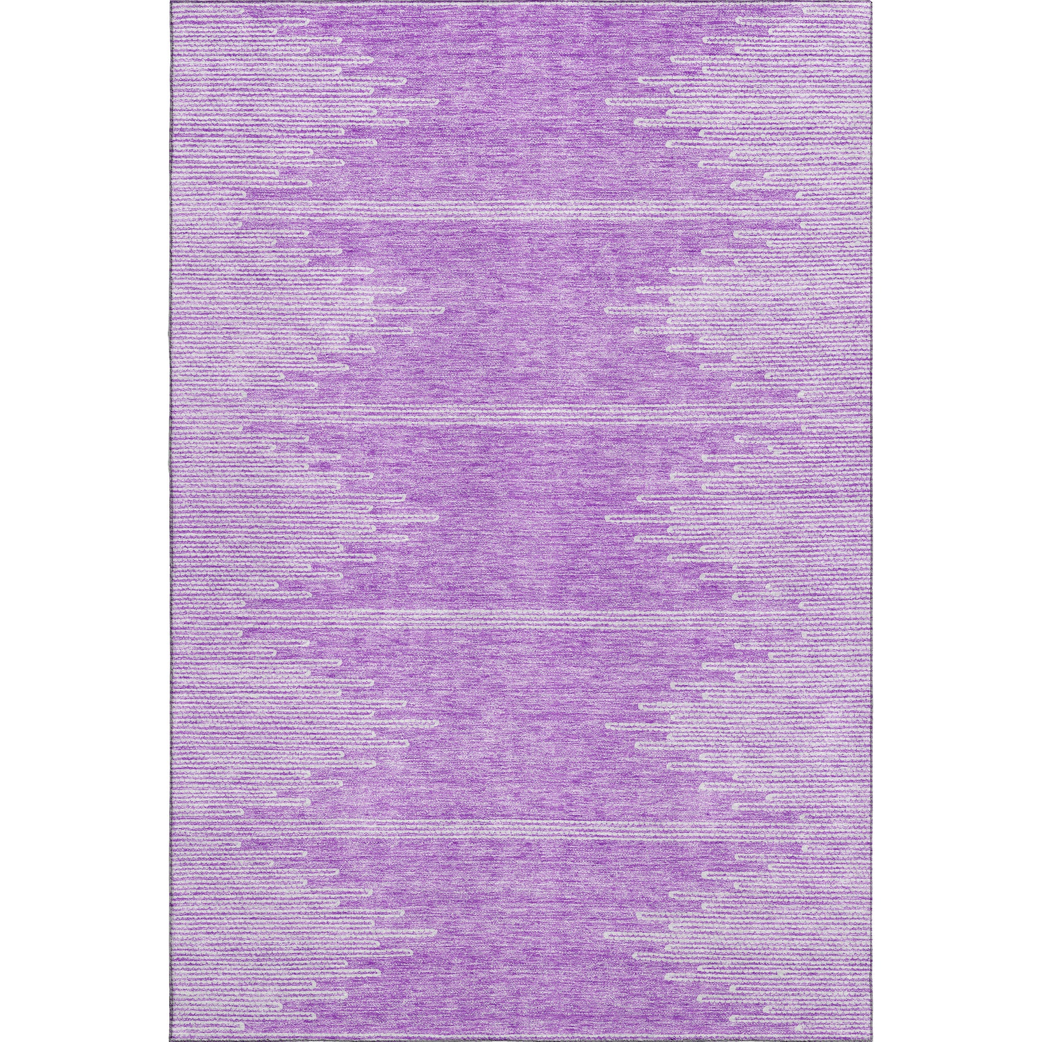 Seoul Machine Washable Transitional Lavender Purple Rug 2'6" x 3'10" #shape_Rectangle