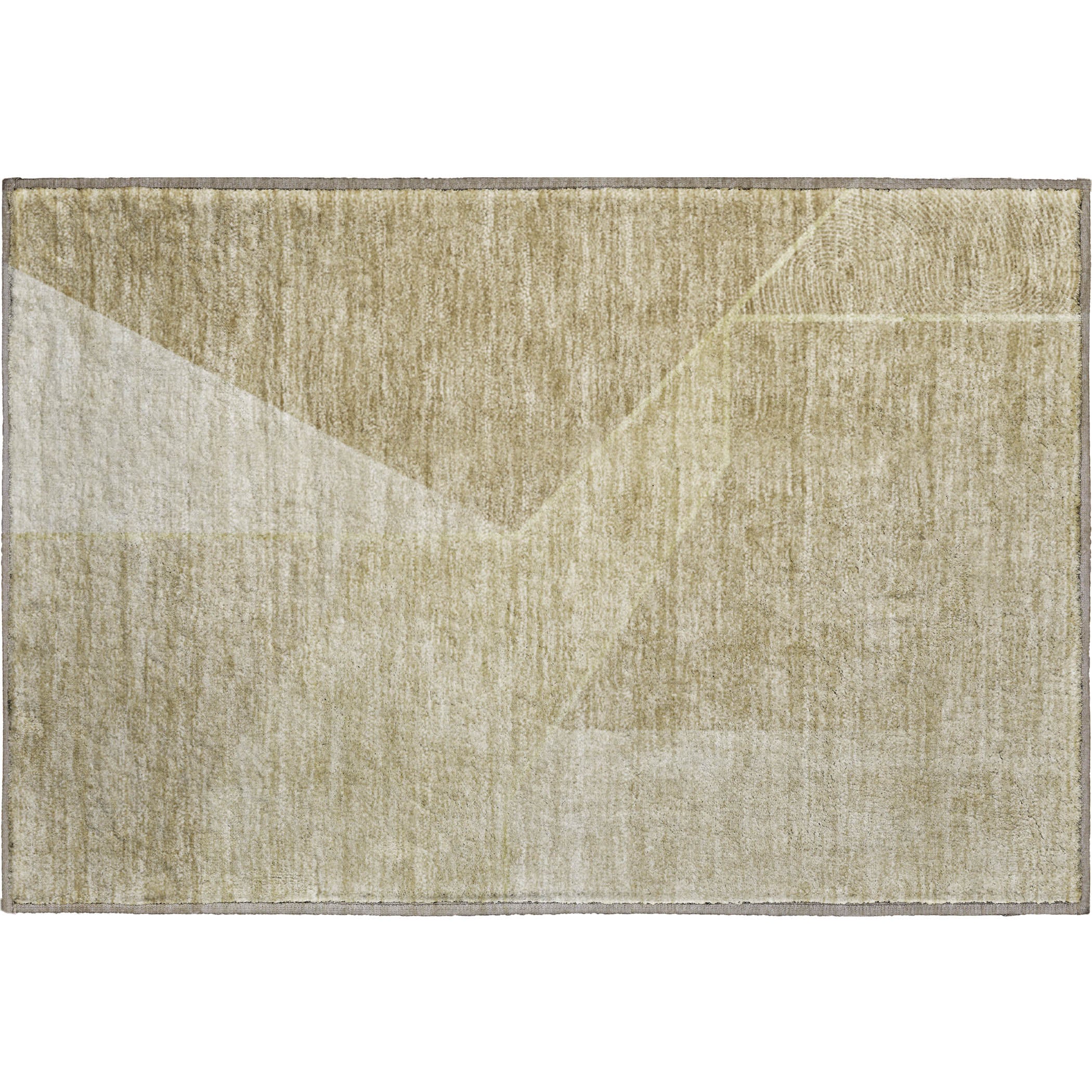 Bangkok Machine Washable Transitional Beige Brown Rug 1'8" x 2'6" #shape_Rectangle