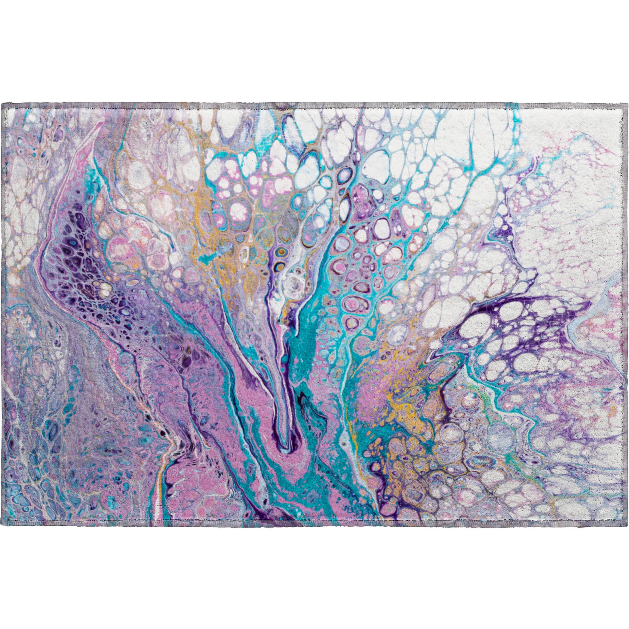 Lisbon Machine Washable Contemporary Periwinkle Purple Rug 1'8" x 2'6" #shape_Rectangle