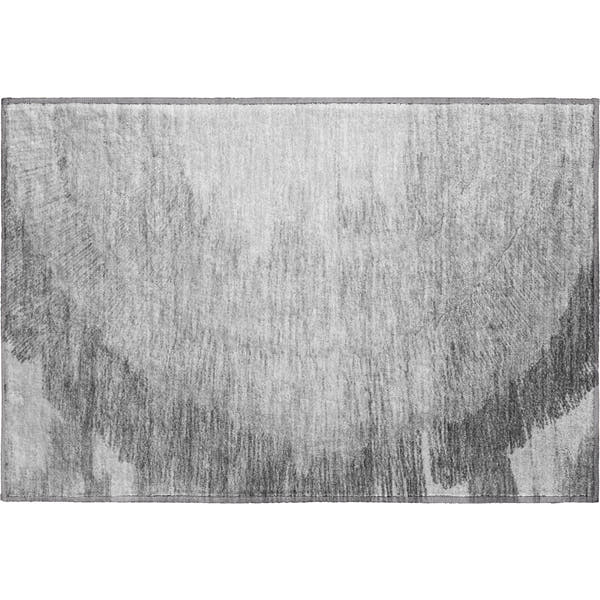 Chiang Mai Machine Washable Transitional Gray Rug 1'8" x 2'6"