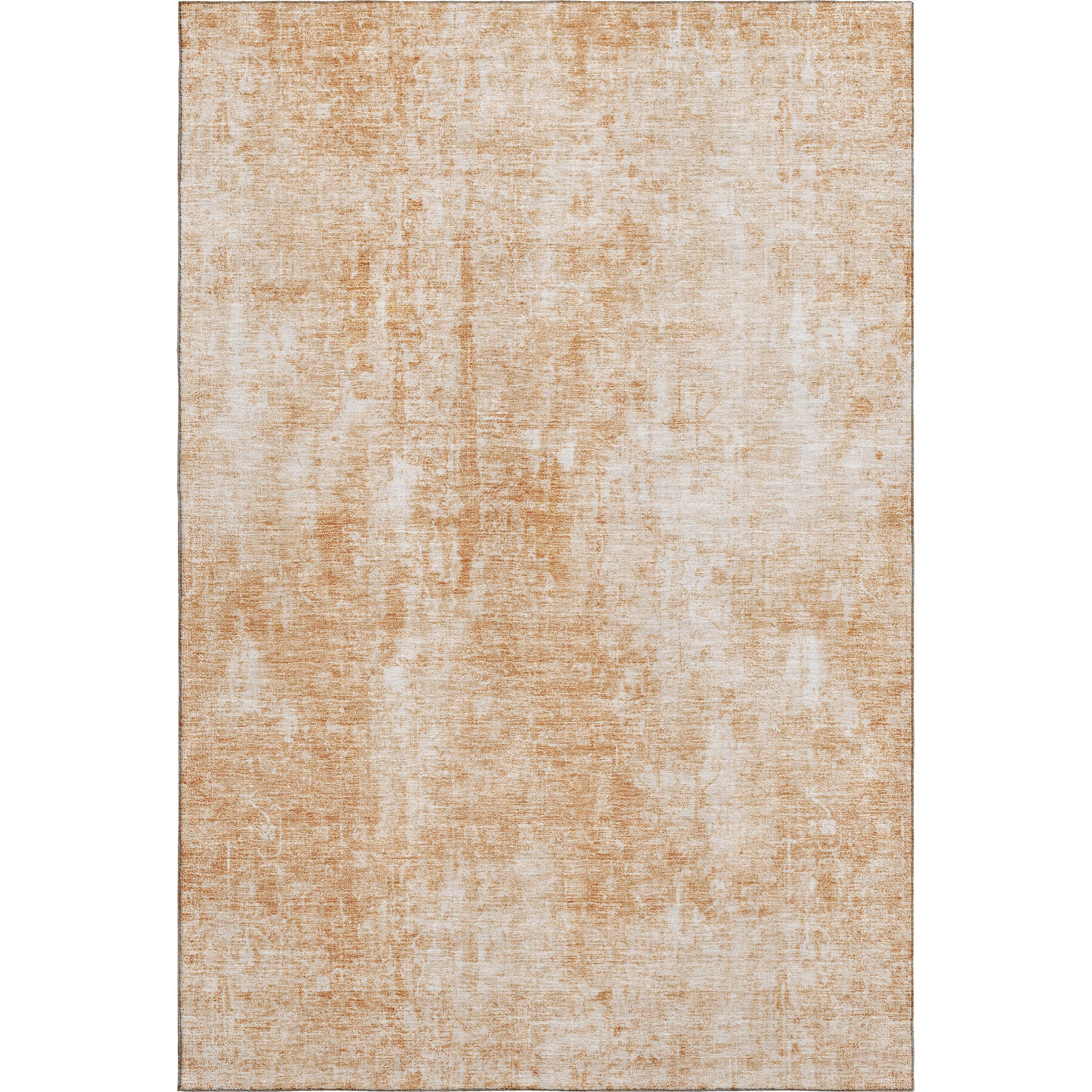 Bergen Machine Washable Transitional Terracotta Orange Rug 2'6" x 3'10" #shape_Rectangle