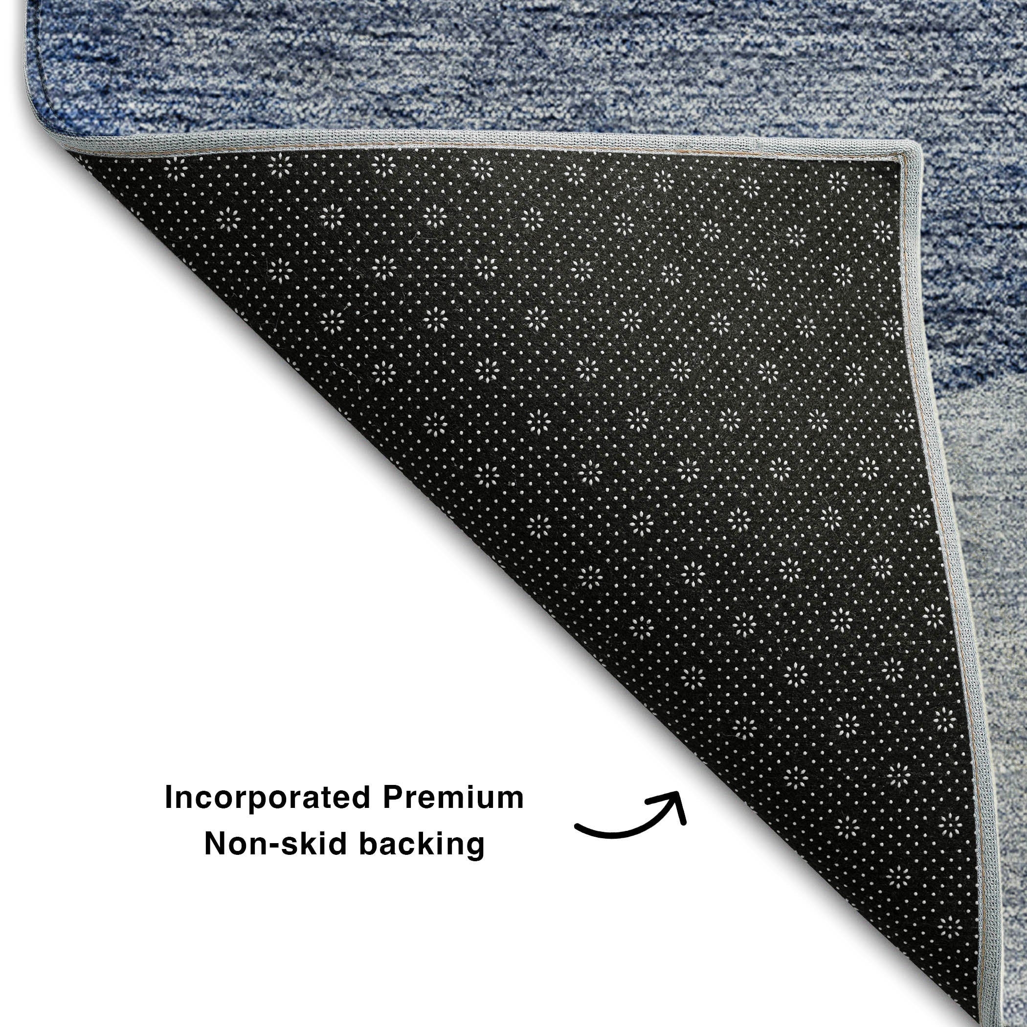 Bogota Machine Washable Transitional Blue Rug 1'8" x 2'6" #shape_Rectangle