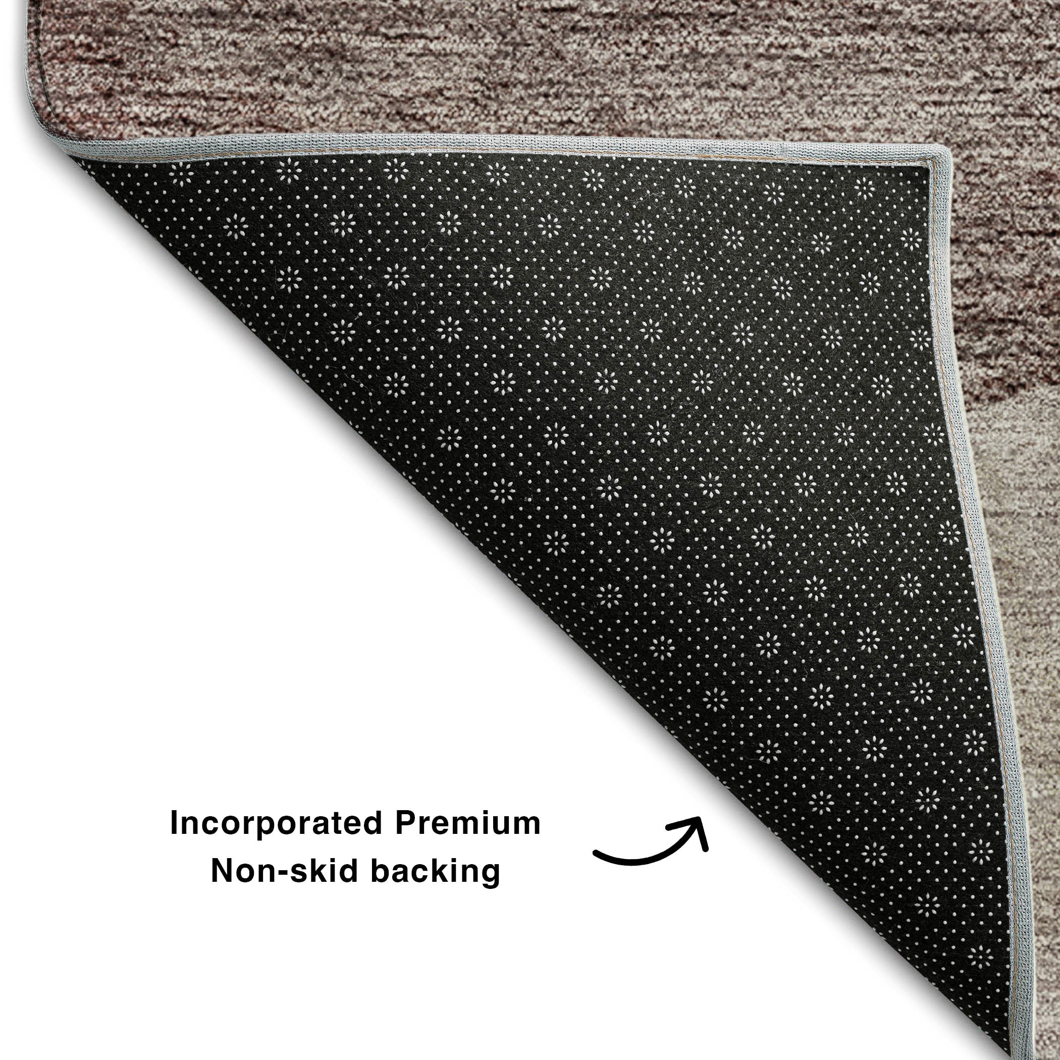 Bogota Machine Washable Transitional Mocha Brown Rug 1'8" x 2'6" #shape_Rectangle