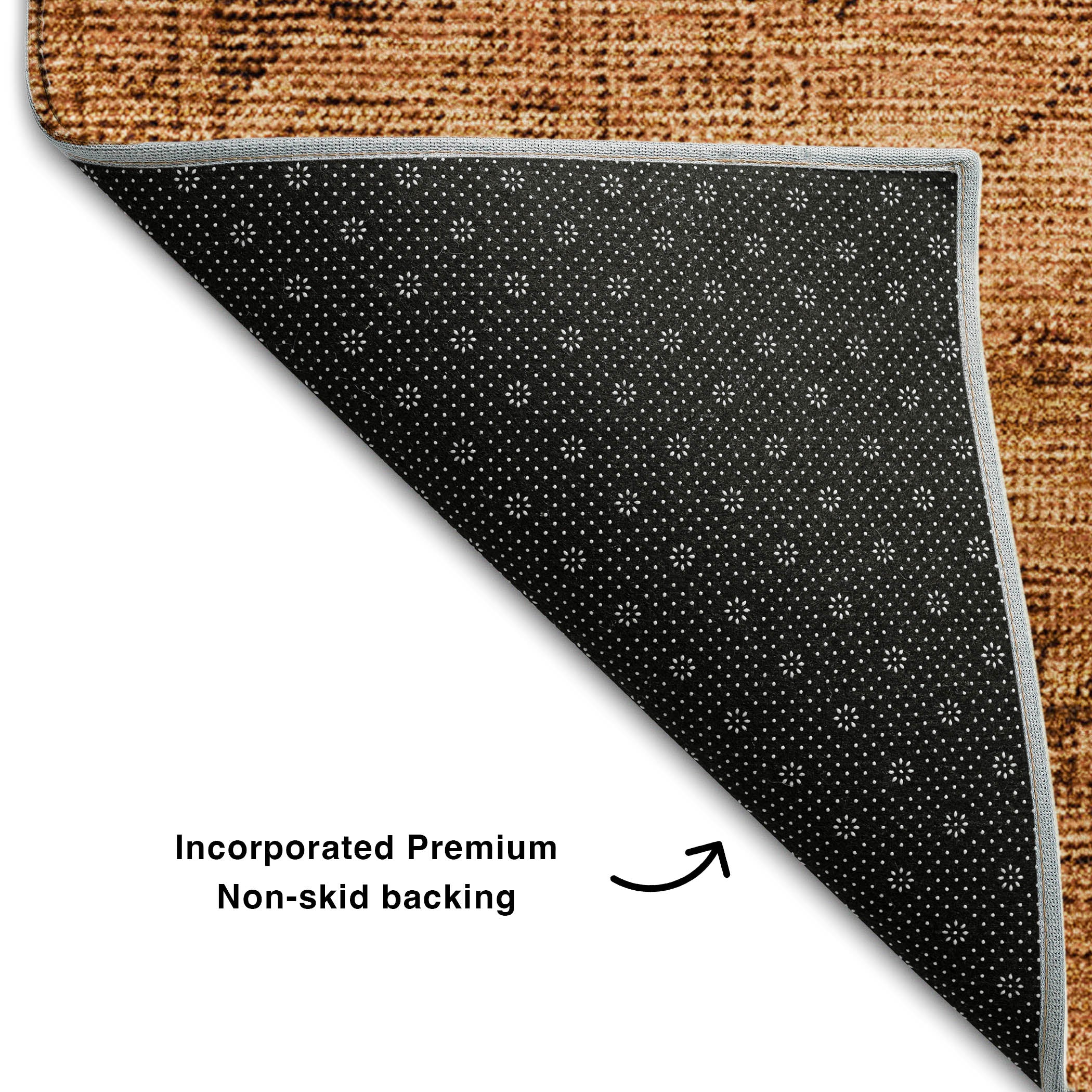 Seville Machine Washable Traditional Copper Orange Rug 1'8" x 2'6" #shape_Rectangle