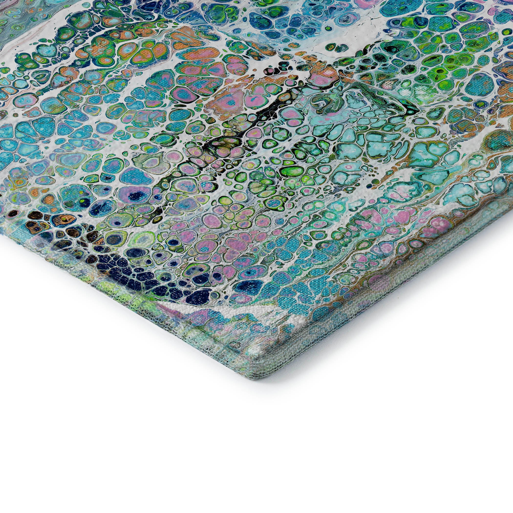 Colombo Machine Washable Contemporary Mermaid Multi Rug 1'8" x 2'6" #shape_Rectangle