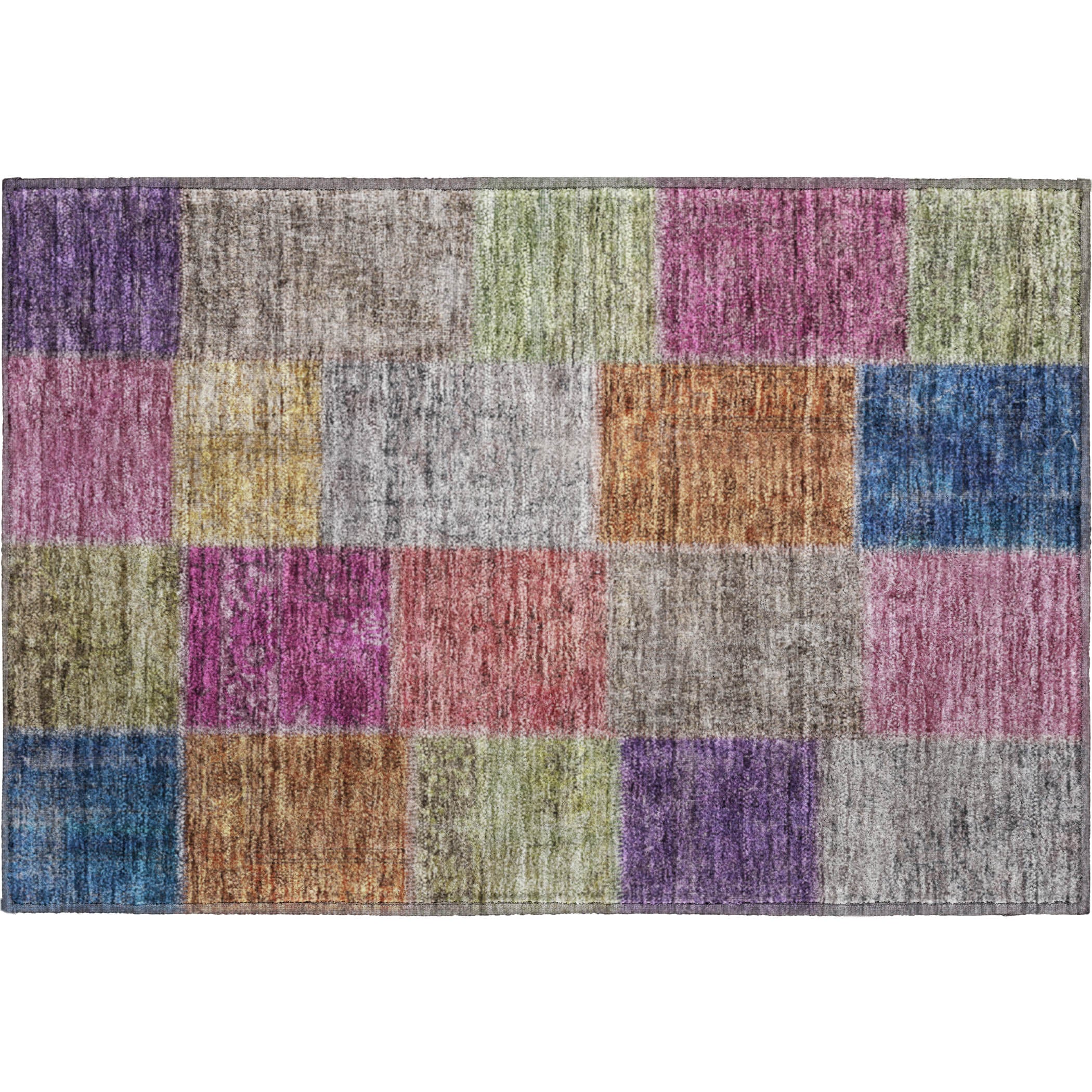 Havana Machine Washable Transitional Copper Orange Rug 1'8" x 2'6" #shape_Rectangle