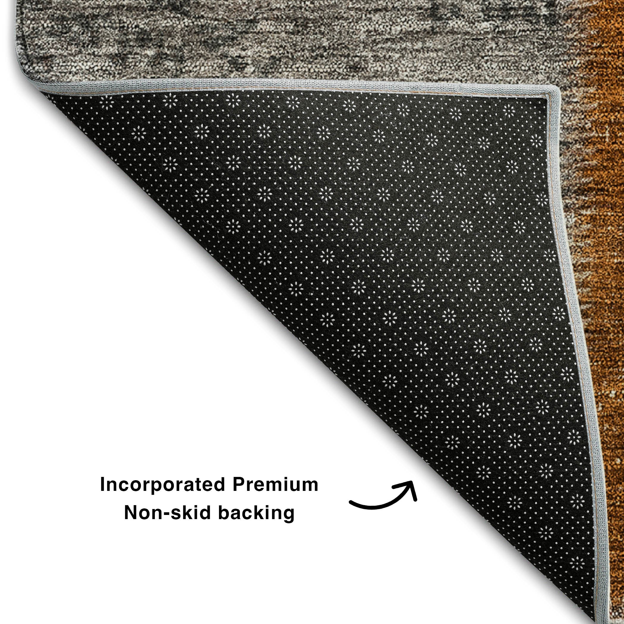 Havana Machine Washable Transitional Paprika Orange Rug 1'8" x 2'6" #shape_Rectangle