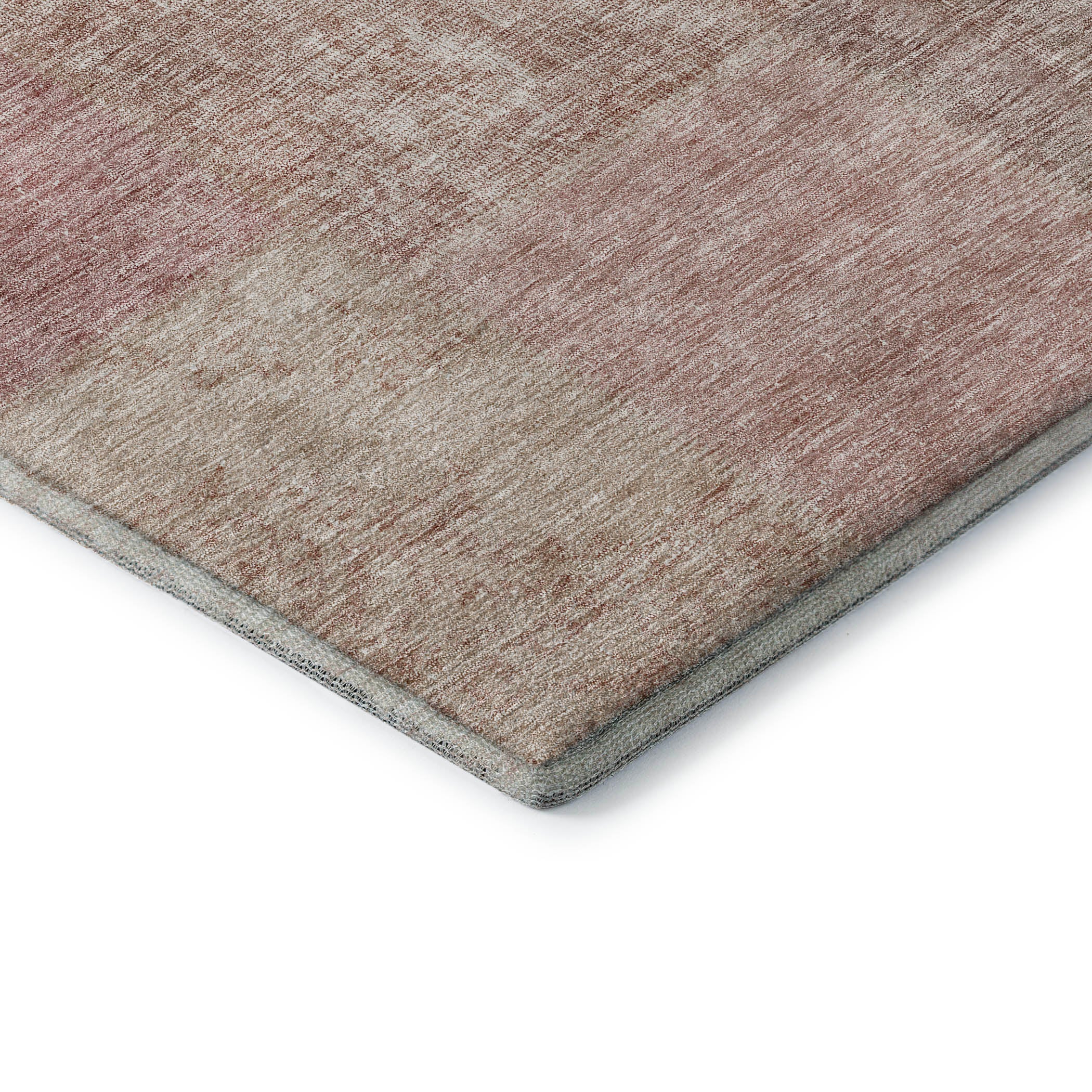 Dublin Machine Washable Transitional Blush Pink Rug 1'8" x 2'6" #shape_Rectangle