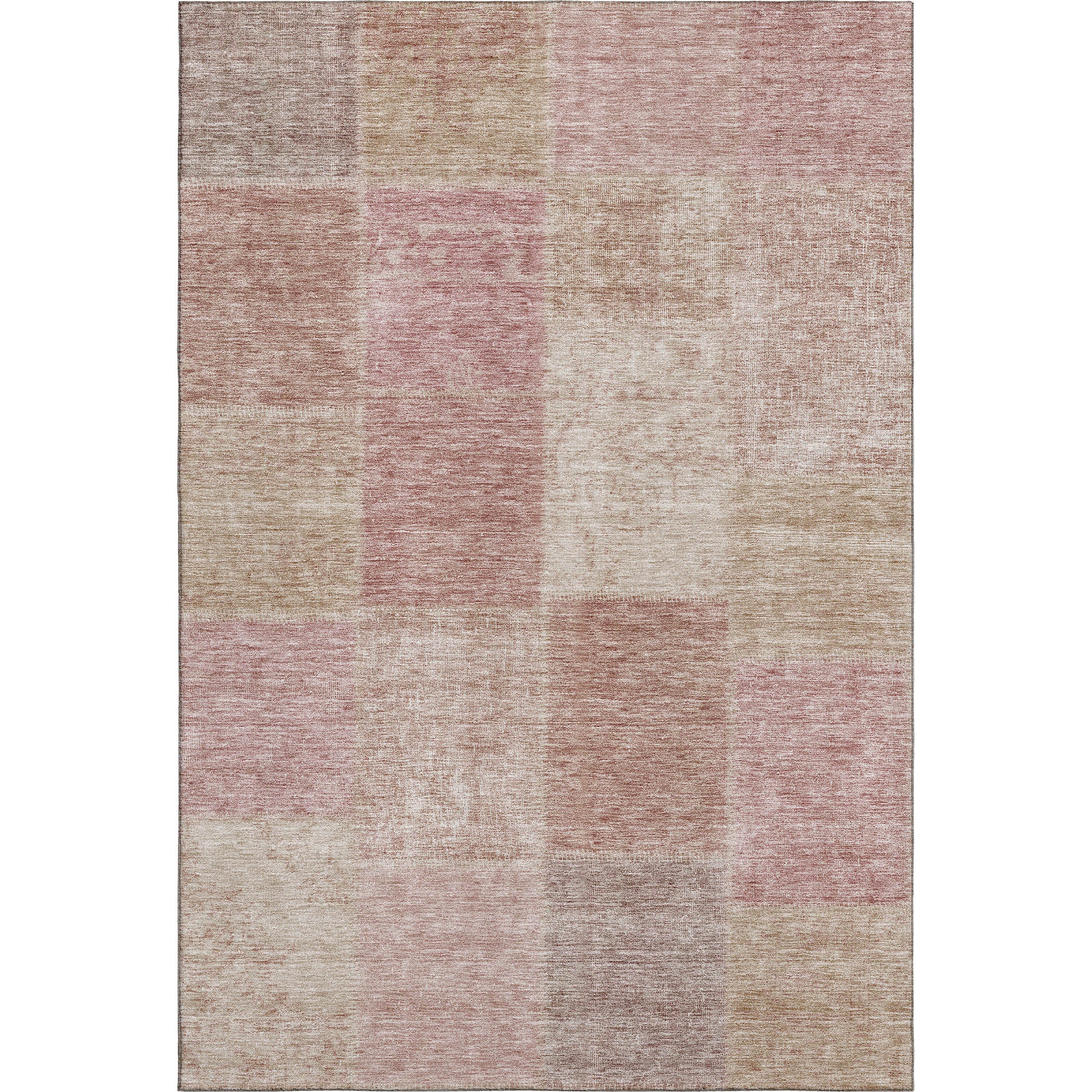 Dublin Machine Washable Transitional Blush Pink Rug 2'6" x 3'10" #shape_Rectangle