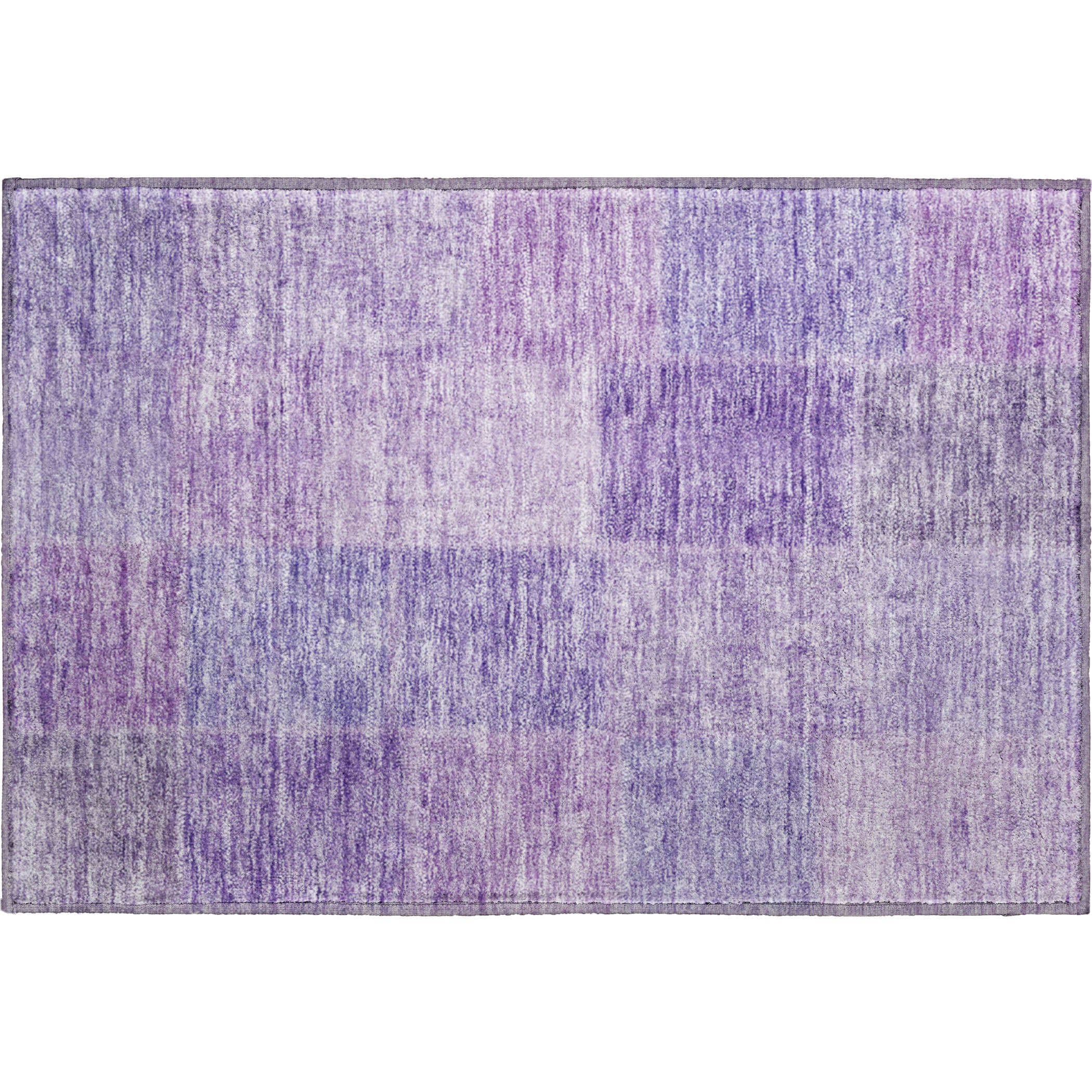 Dublin Machine Washable Transitional Lavender Purple Rug 1'8" x 2'6" #shape_Rectangle