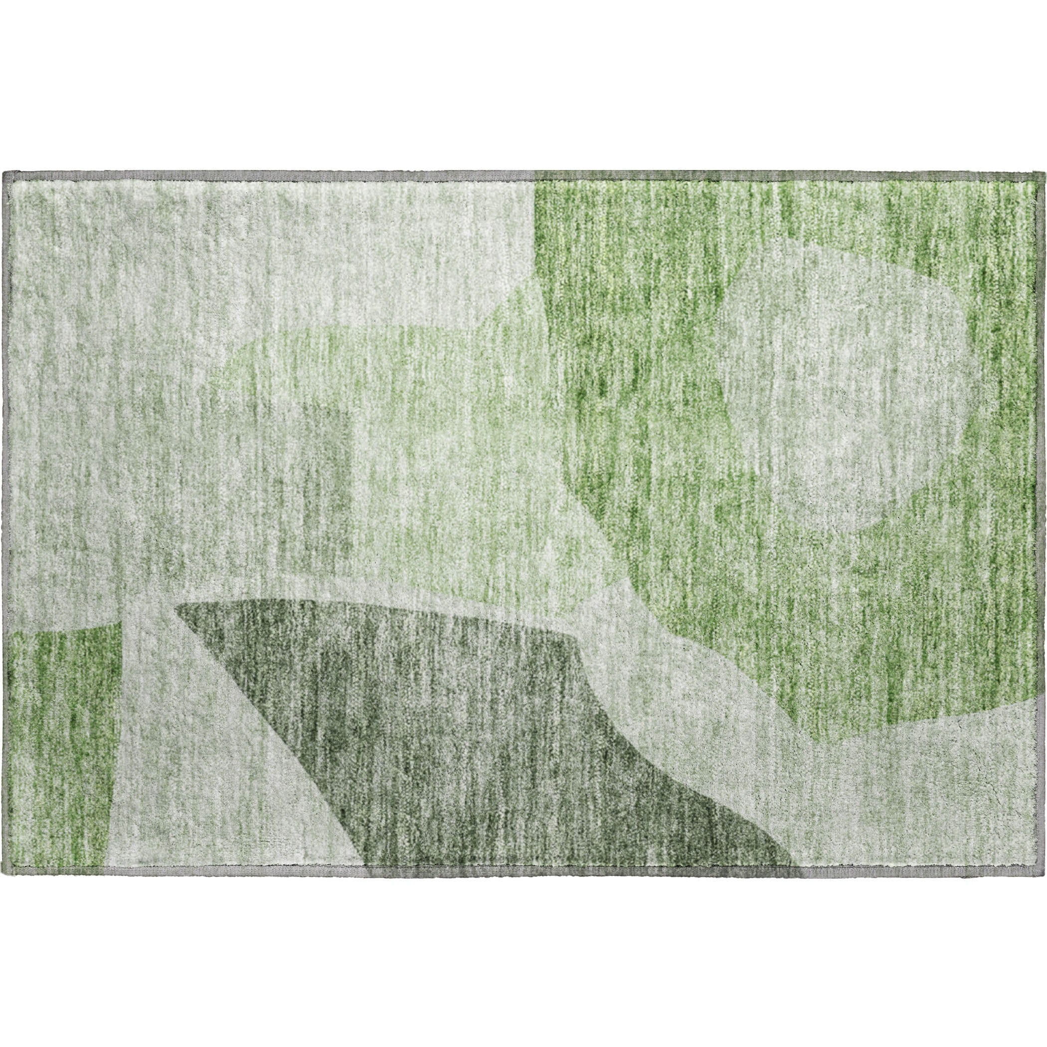 Montevideo Machine Washable Transitional Aloe Green Rug 1'8" x 2'6" #shape_Rectangle