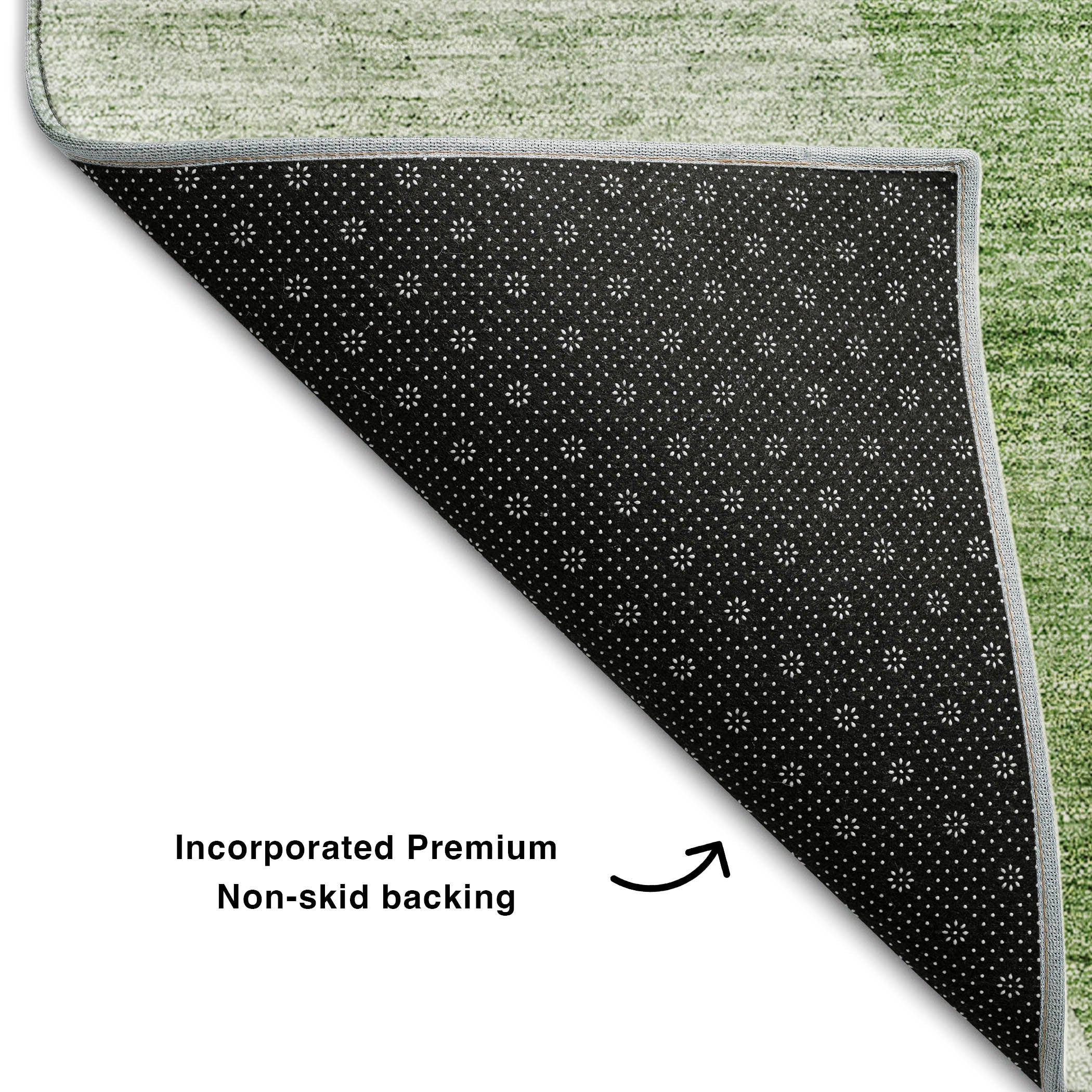 Montevideo Machine Washable Transitional Aloe Green Rug 1'8" x 2'6" #shape_Rectangle