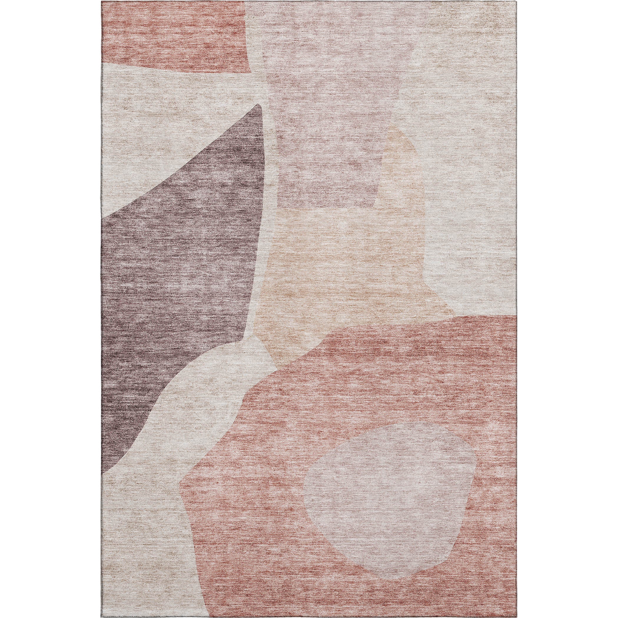 Montevideo Machine Washable Transitional Blush Pink Rug 2'6" x 3'10" #shape_Rectangle
