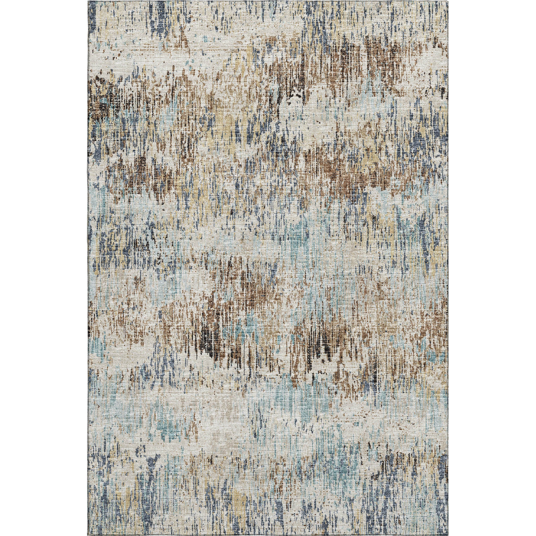 Bruges Machine Washable Transitional Moody Multi Rug 2'6" x 3'10" #shape_Rectangle