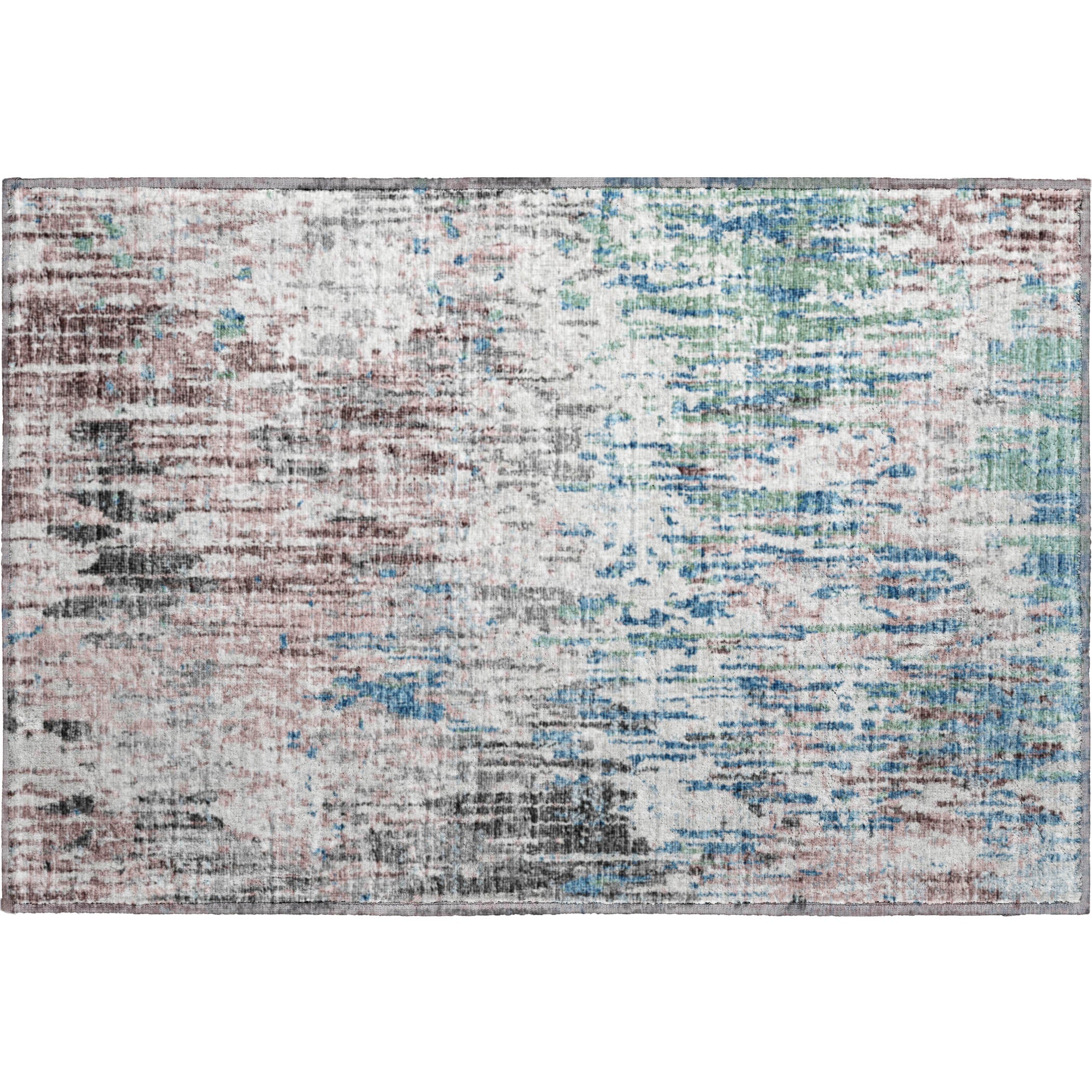Bruges Machine Washable Transitional Multi Rug 1'8" x 2'6" #shape_Rectangle