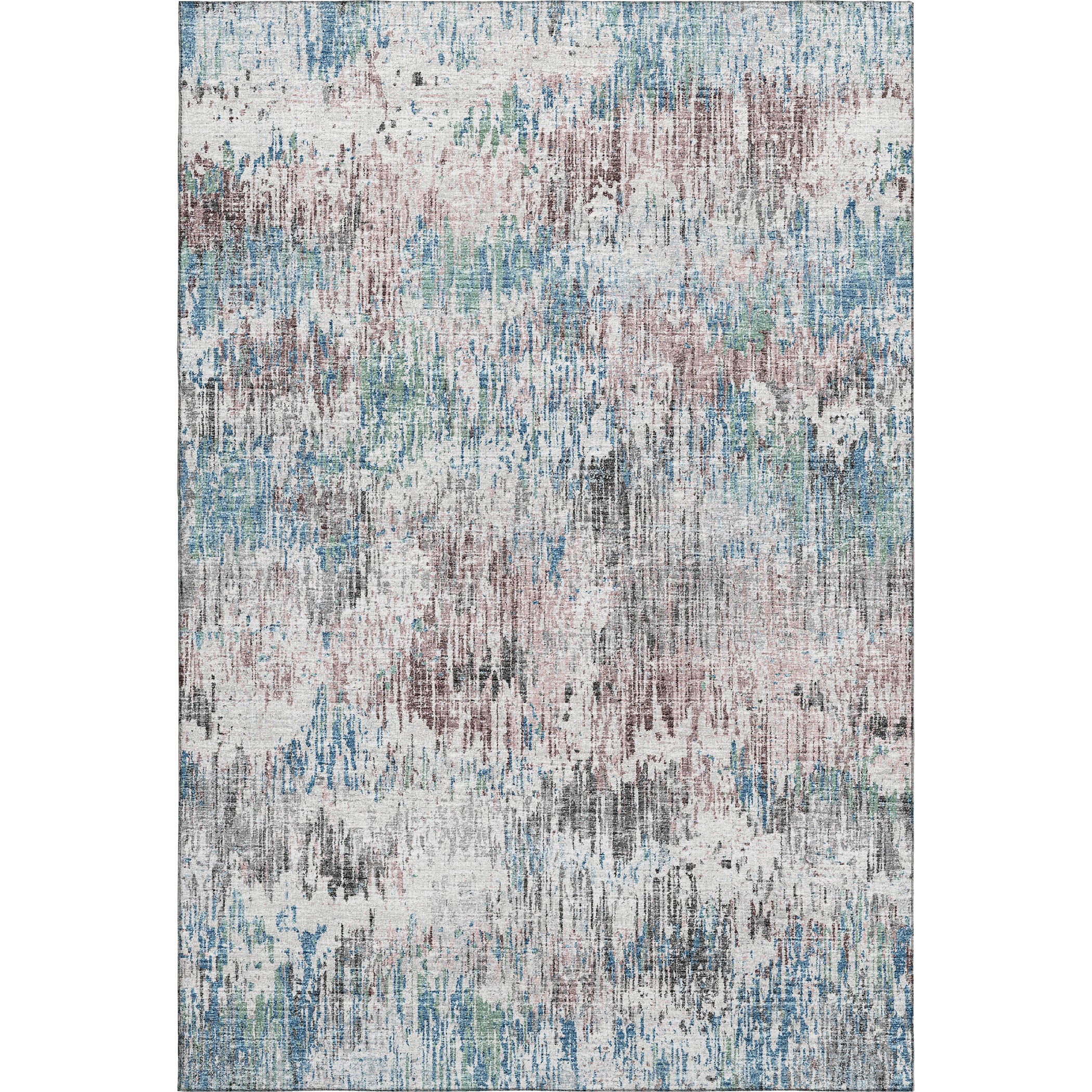Bruges Machine Washable Transitional Multi Rug 2'6" x 3'10" #shape_Rectangle