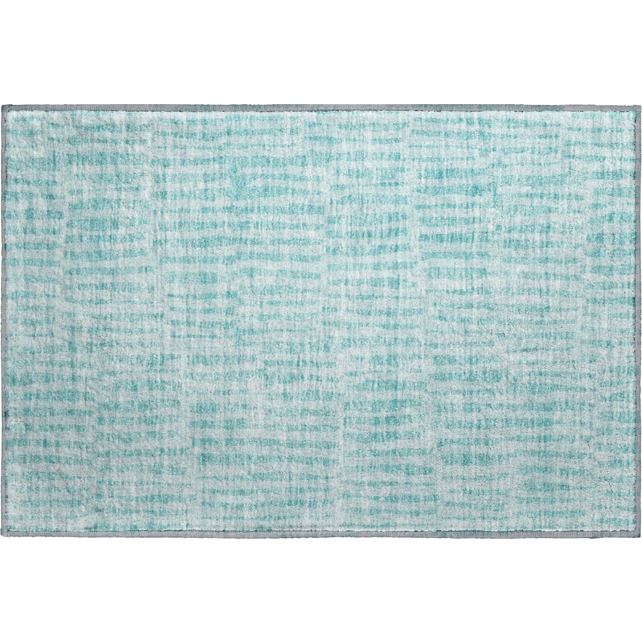 Sarajevo Machine Washable Transitional Teal Rug 1'8" x 2'6" #shape_Rectangle