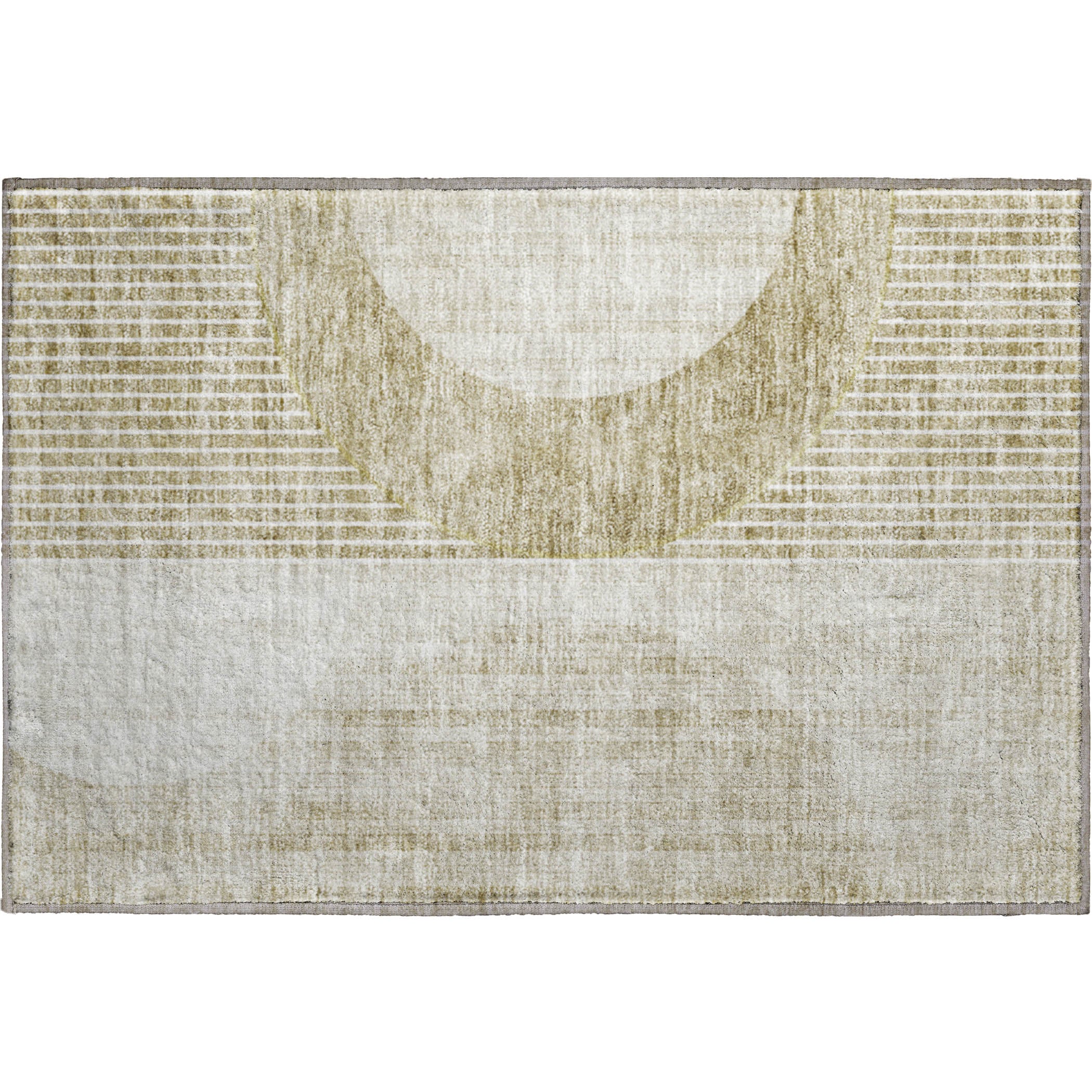 Marrakech Machine Washable Transitional Taupe Brown Rug 1'8" x 2'6" #shape_Rectangle