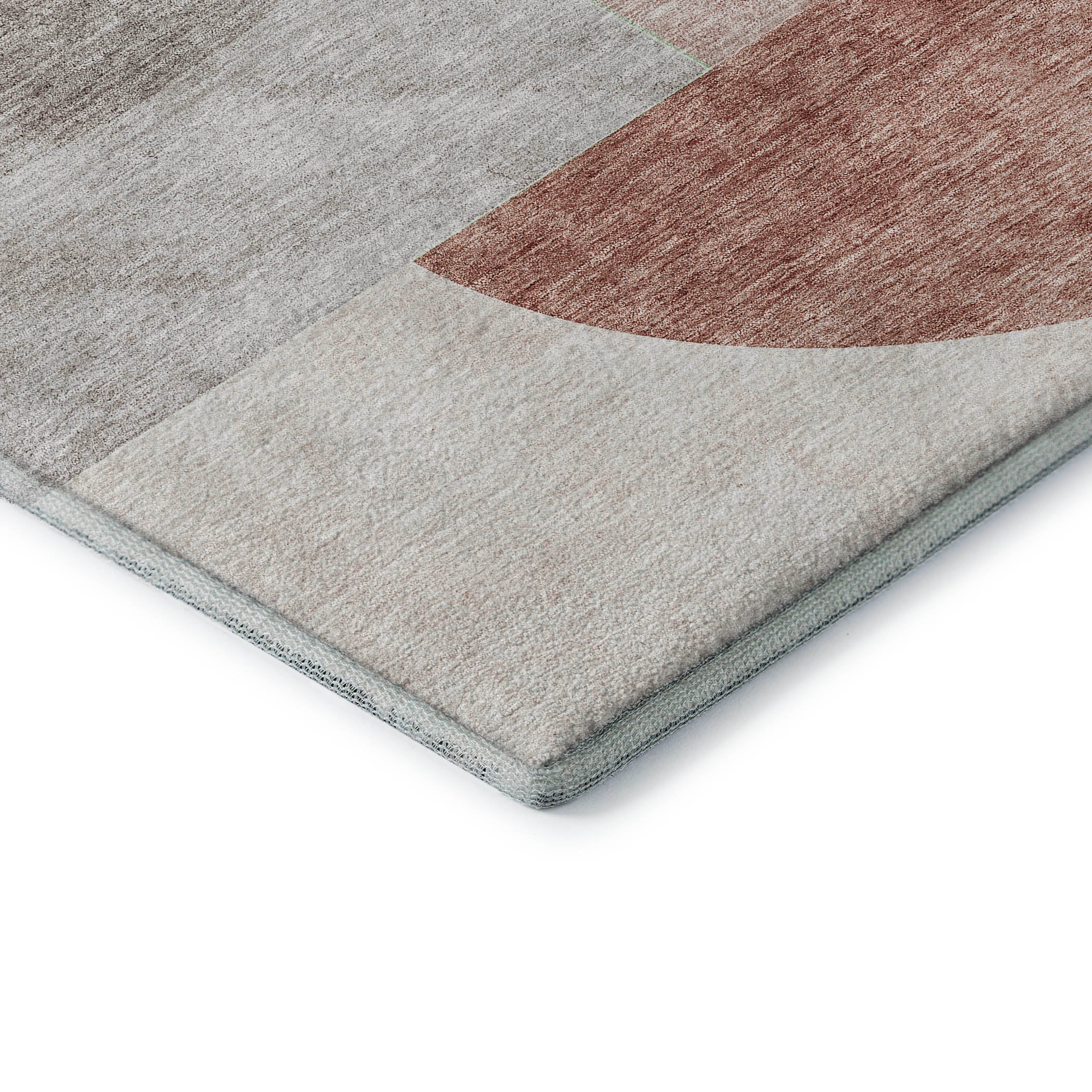 Montevideo Machine Washable Transitional Copper Orange Rug 1'8" x 2'6" #shape_Rectangle