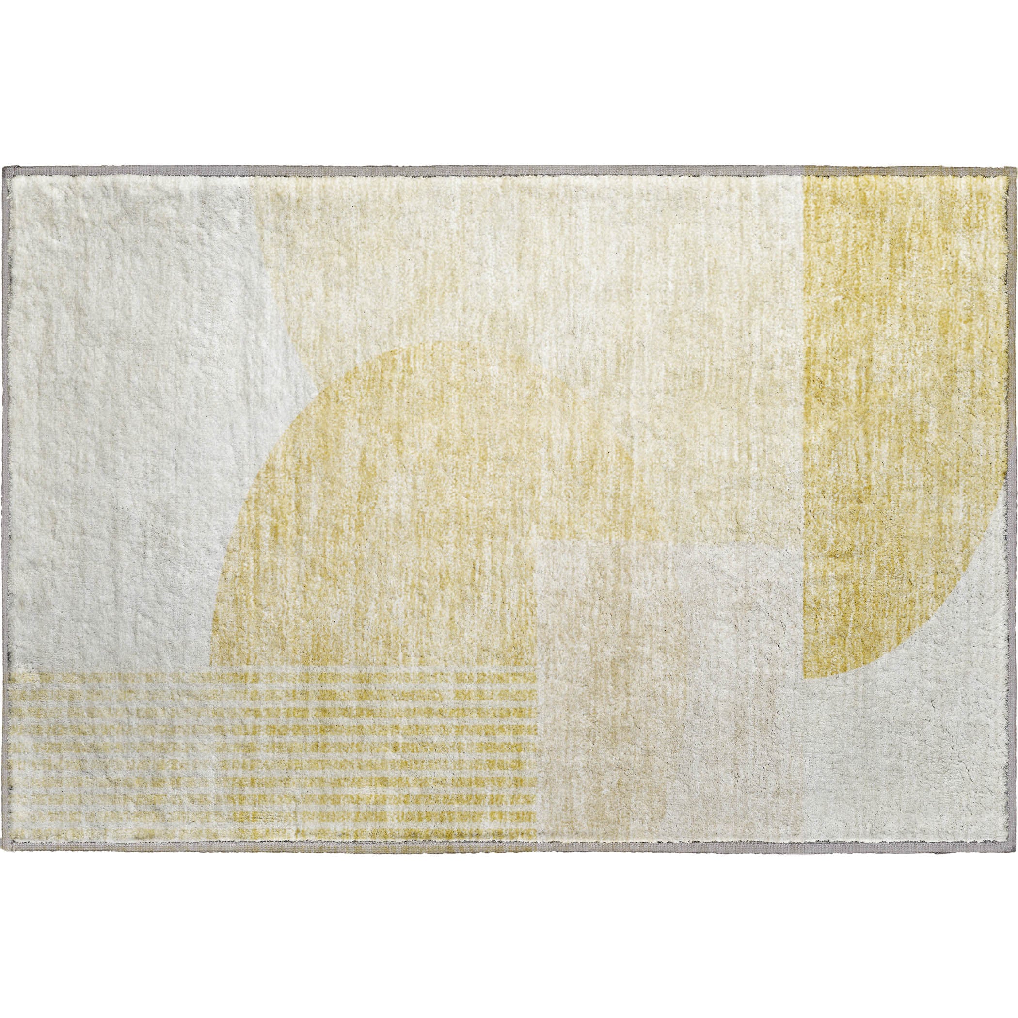 Montevideo Machine Washable Transitional Gold Rug 1'8" x 2'6" #shape_Rectangle