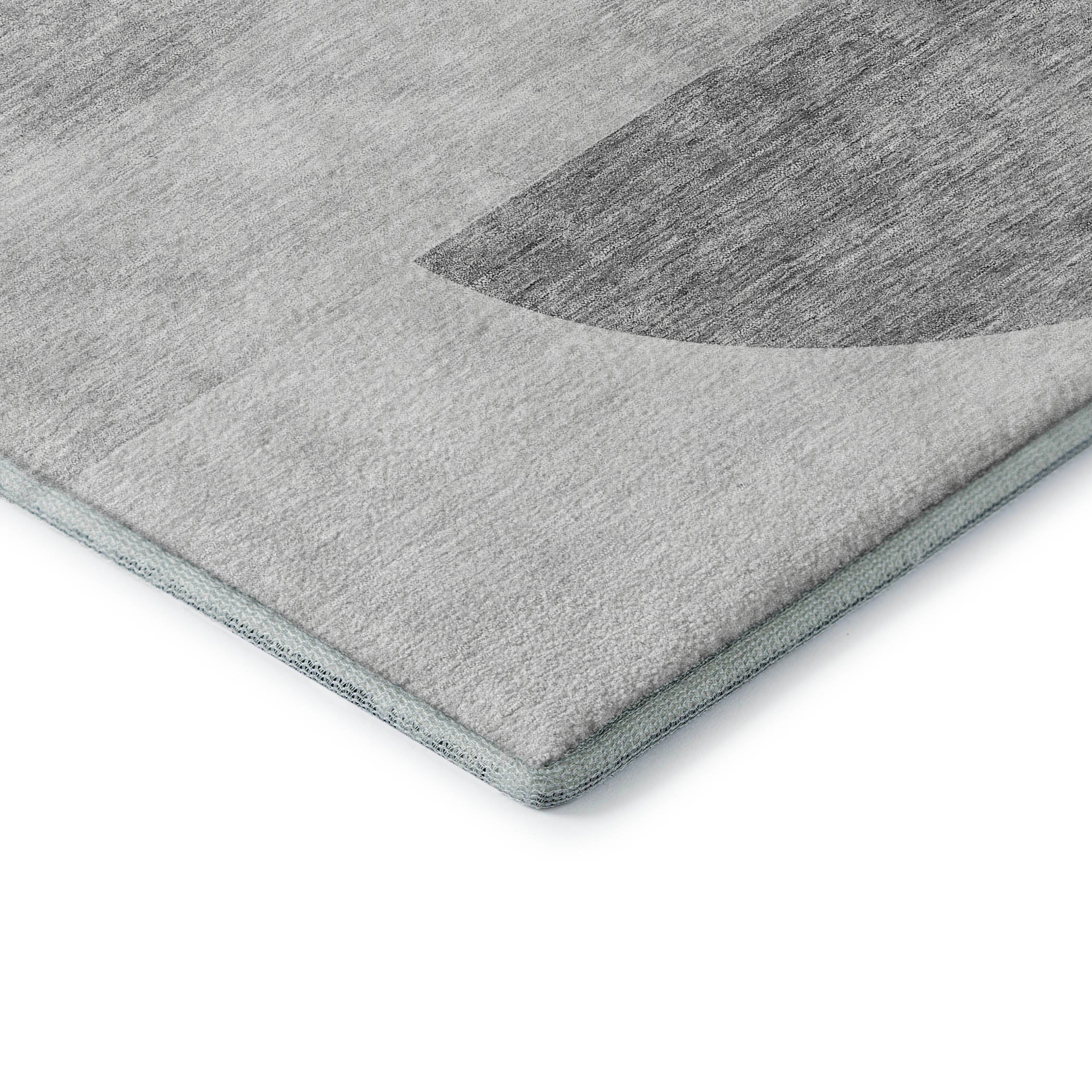 Montevideo Machine Washable Transitional Gray Rug 1'8" x 2'6" #shape_Rectangle