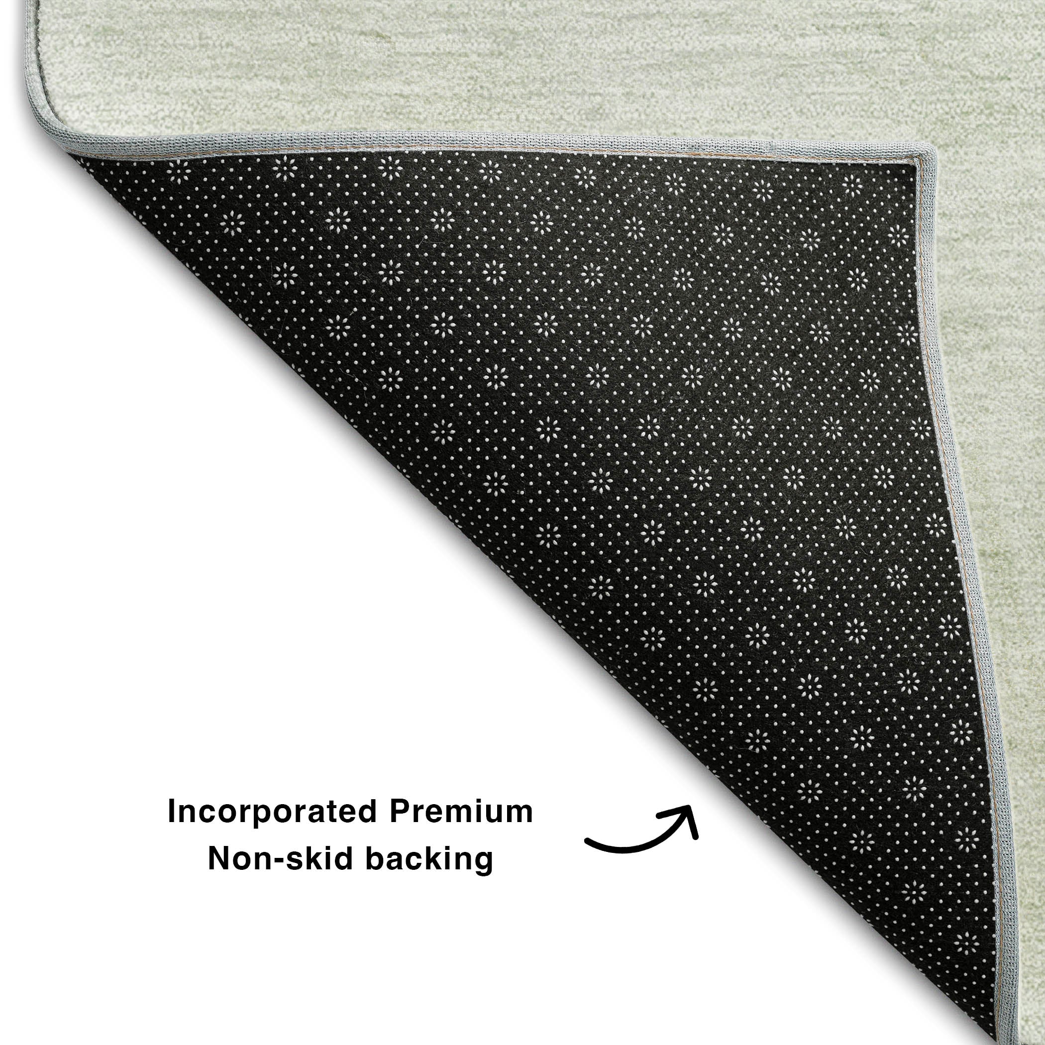 Montevideo Machine Washable Transitional Olive Green Rug 1'8" x 2'6" #shape_Rectangle