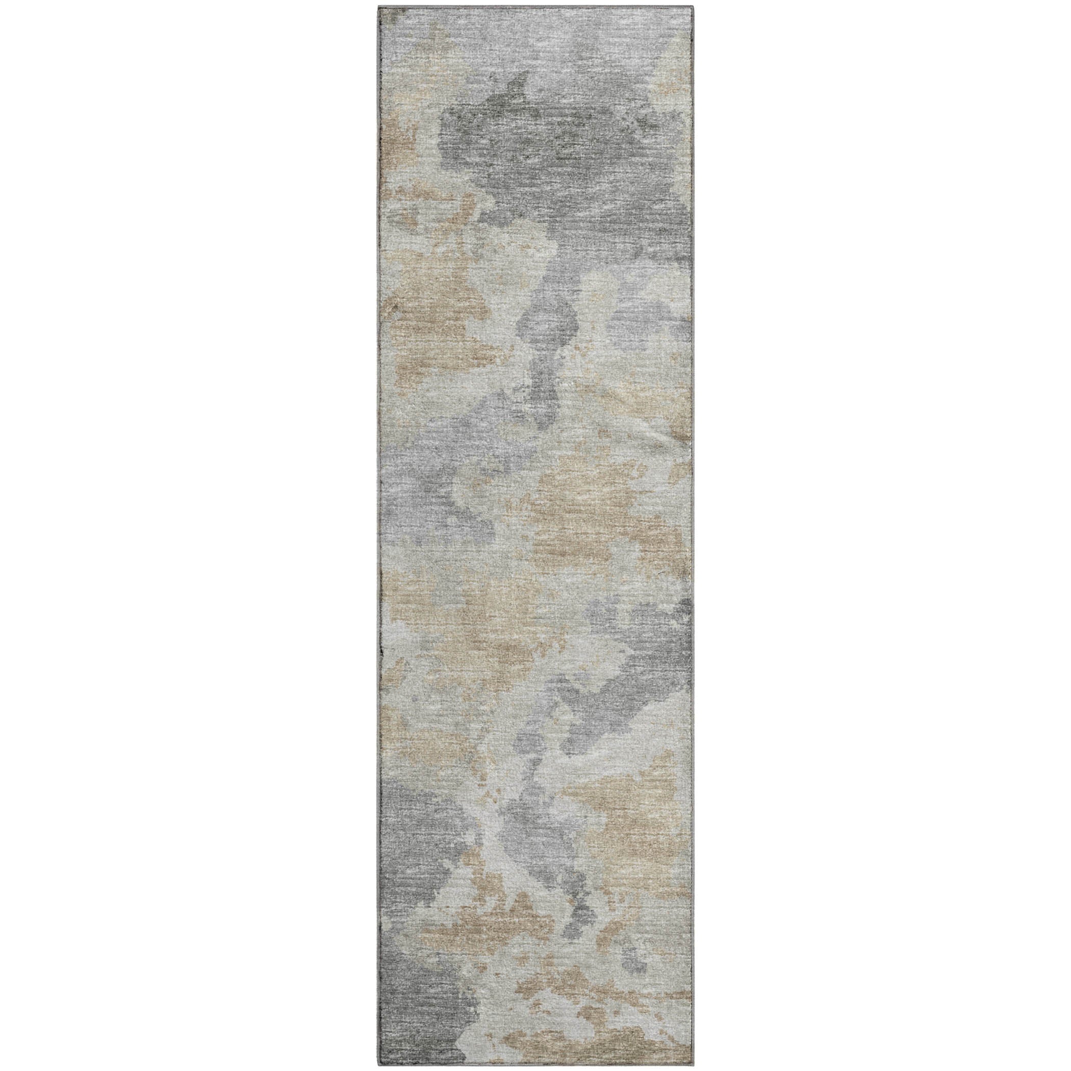 Valletta Machine Washable Transitional Beige Rug 2'3" x 7'6" #shape_Runner