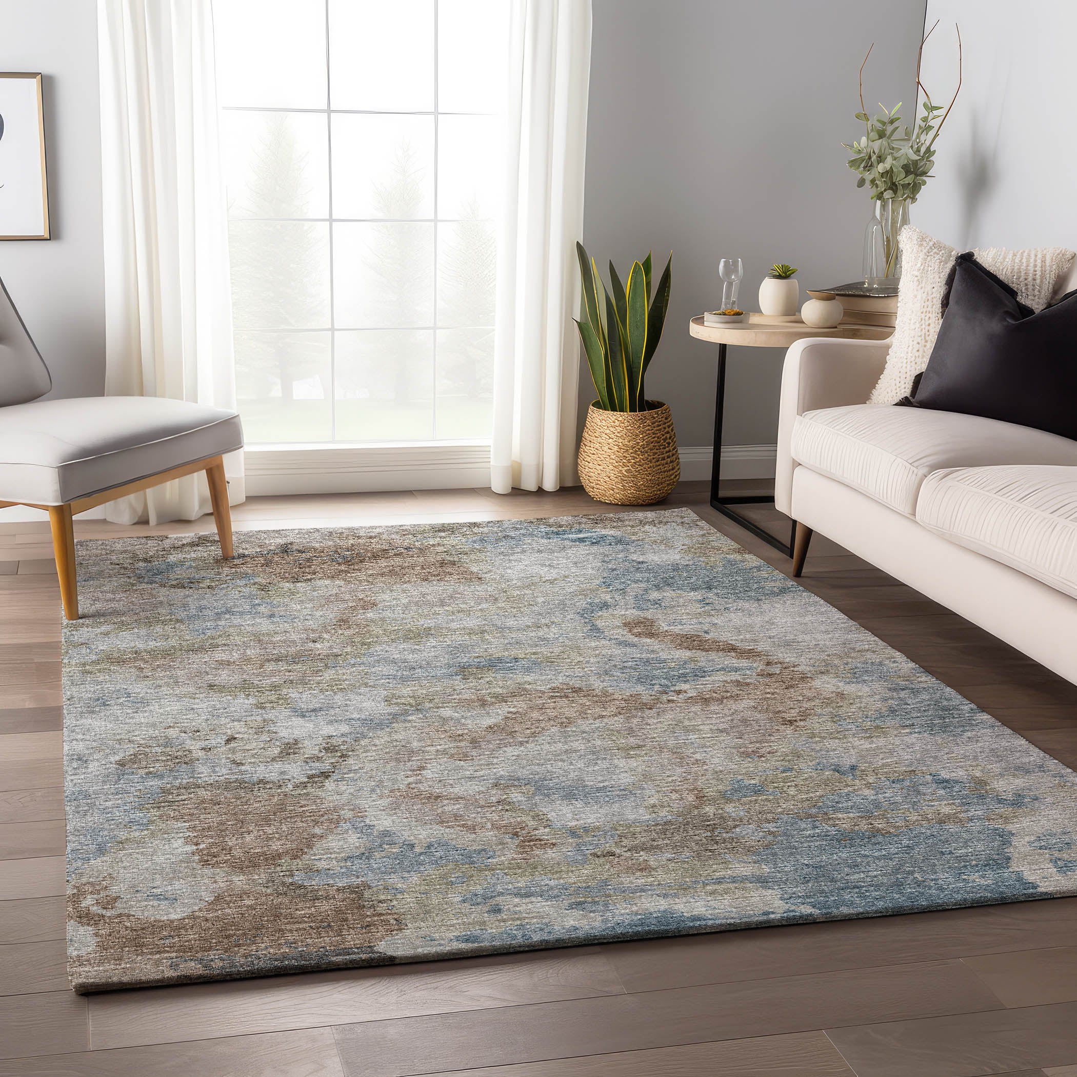 Valletta Machine Washable Transitional Moody Multi Rug 2'6" x 3'10" #shape_Rectangle