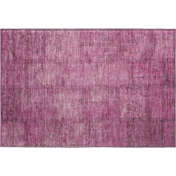 Lisbon Machine Washable Transitional Blush Pink Rug 1'8" x 2'6"