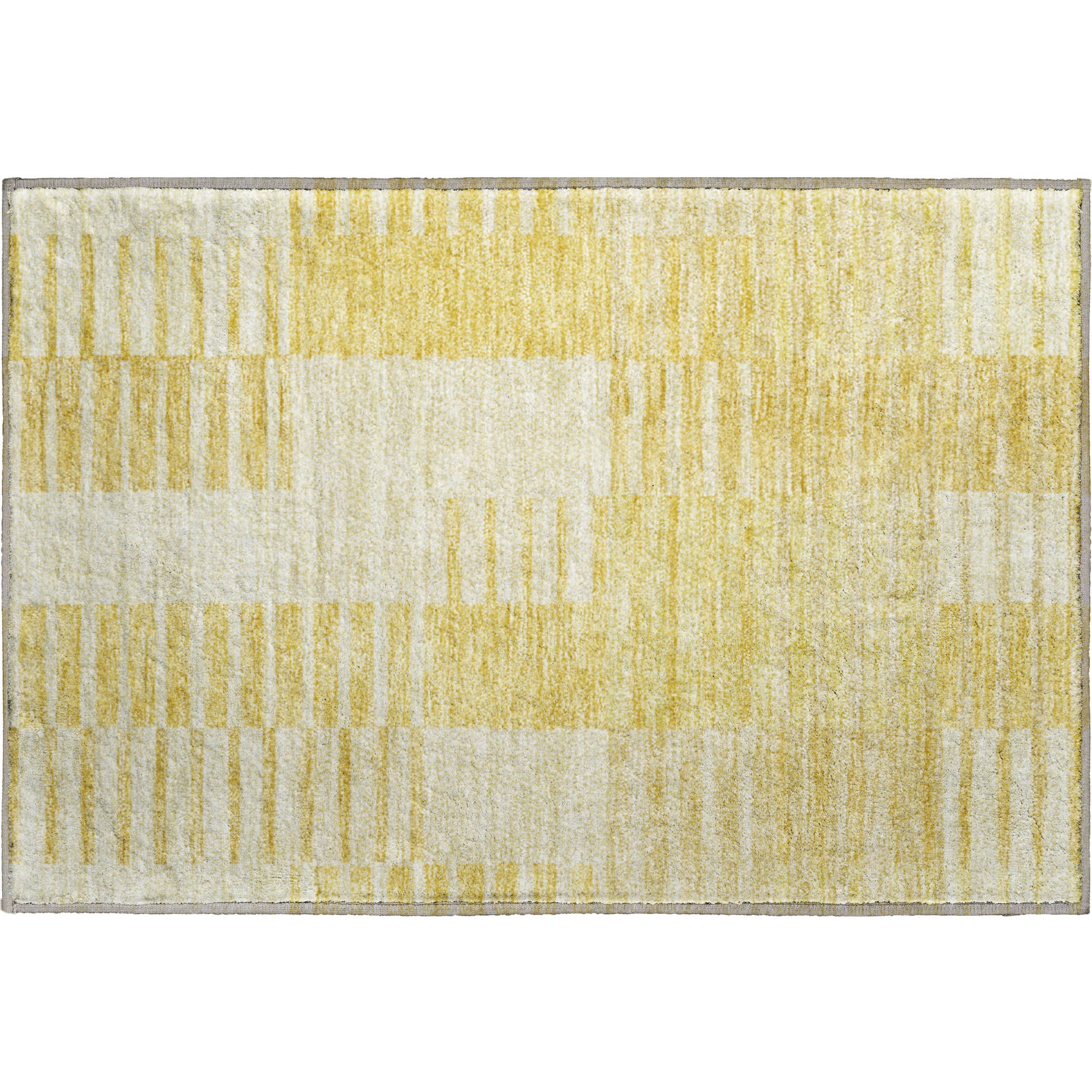 Bangkok Machine Washable Transitional Honey Gold Rug 1'8" x 2'6" #shape_Rectangle