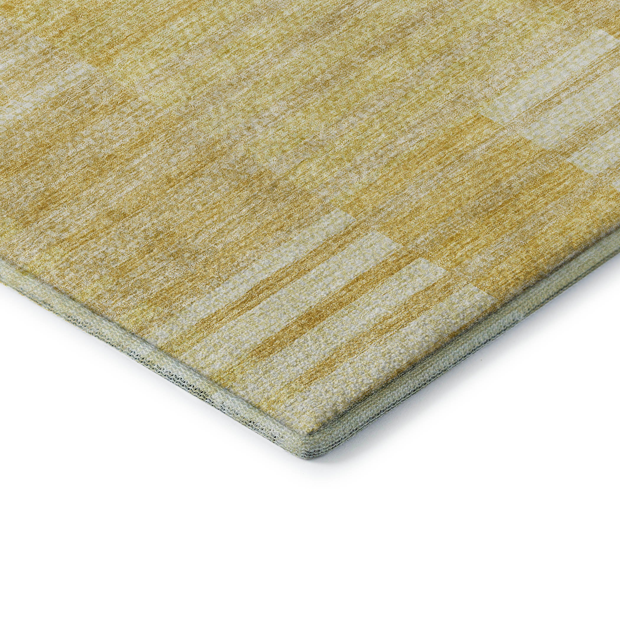 Bangkok Machine Washable Transitional Honey Gold Rug 1'8" x 2'6" #shape_Rectangle