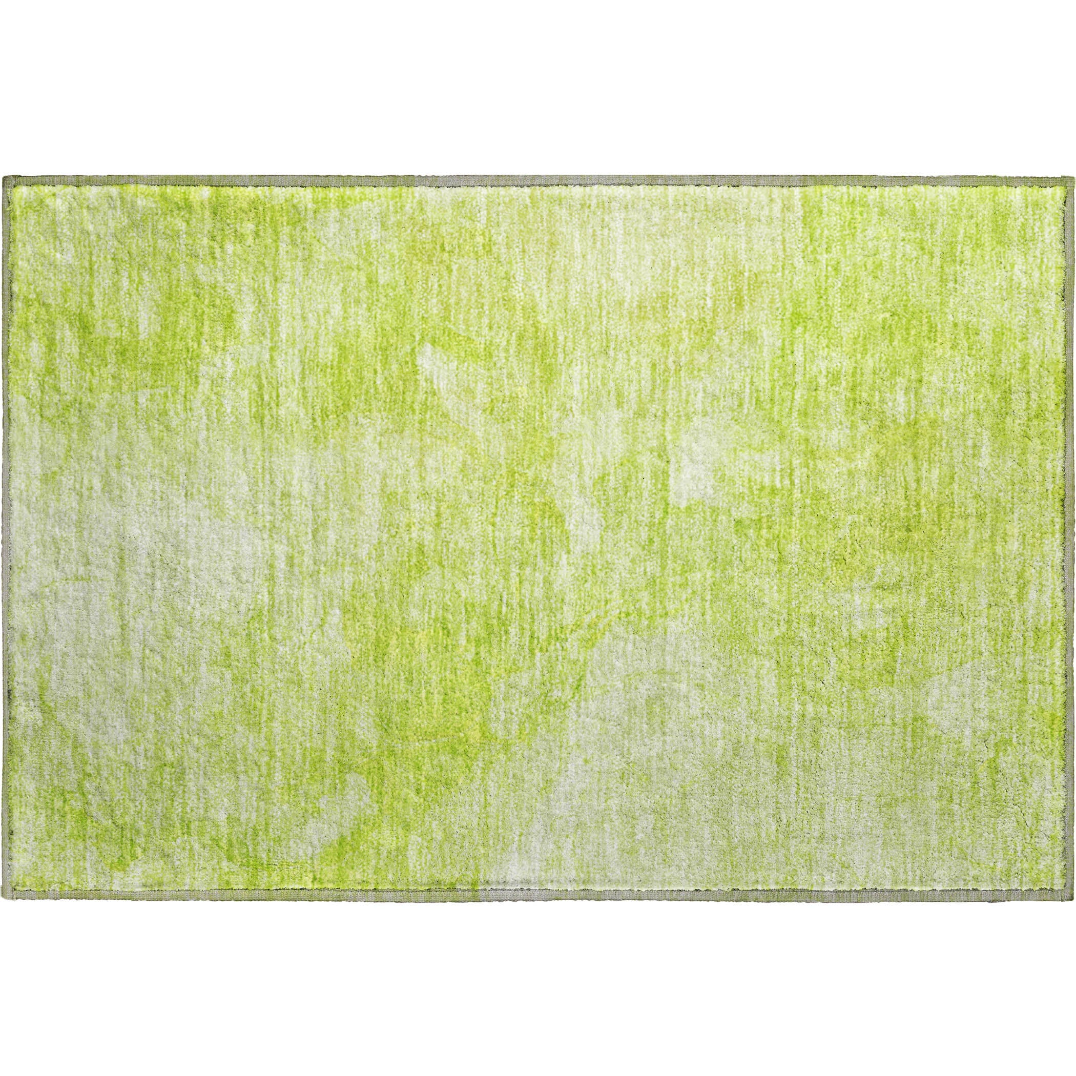 Vienna Machine Washable Transitional Aloe Green Rug 1'8" x 2'6" #shape_Rectangle