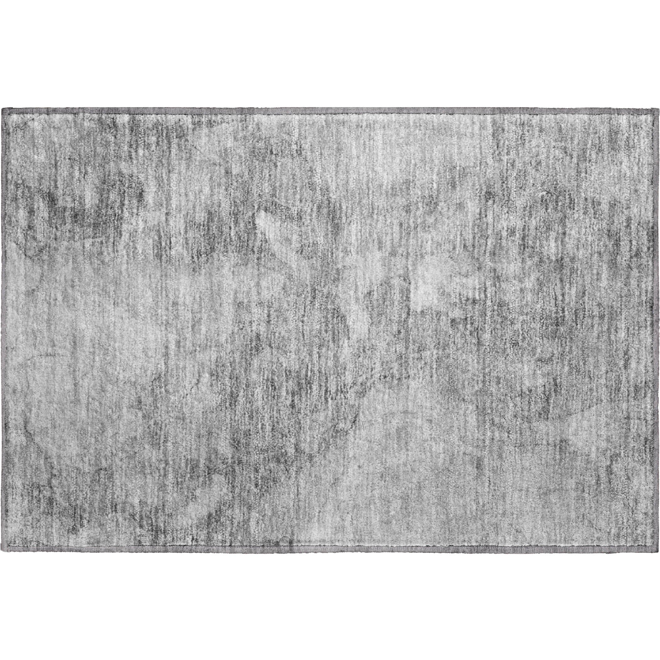 Vienna Machine Washable Transitional Gray Rug 1'8" x 2'6" #shape_Rectangle