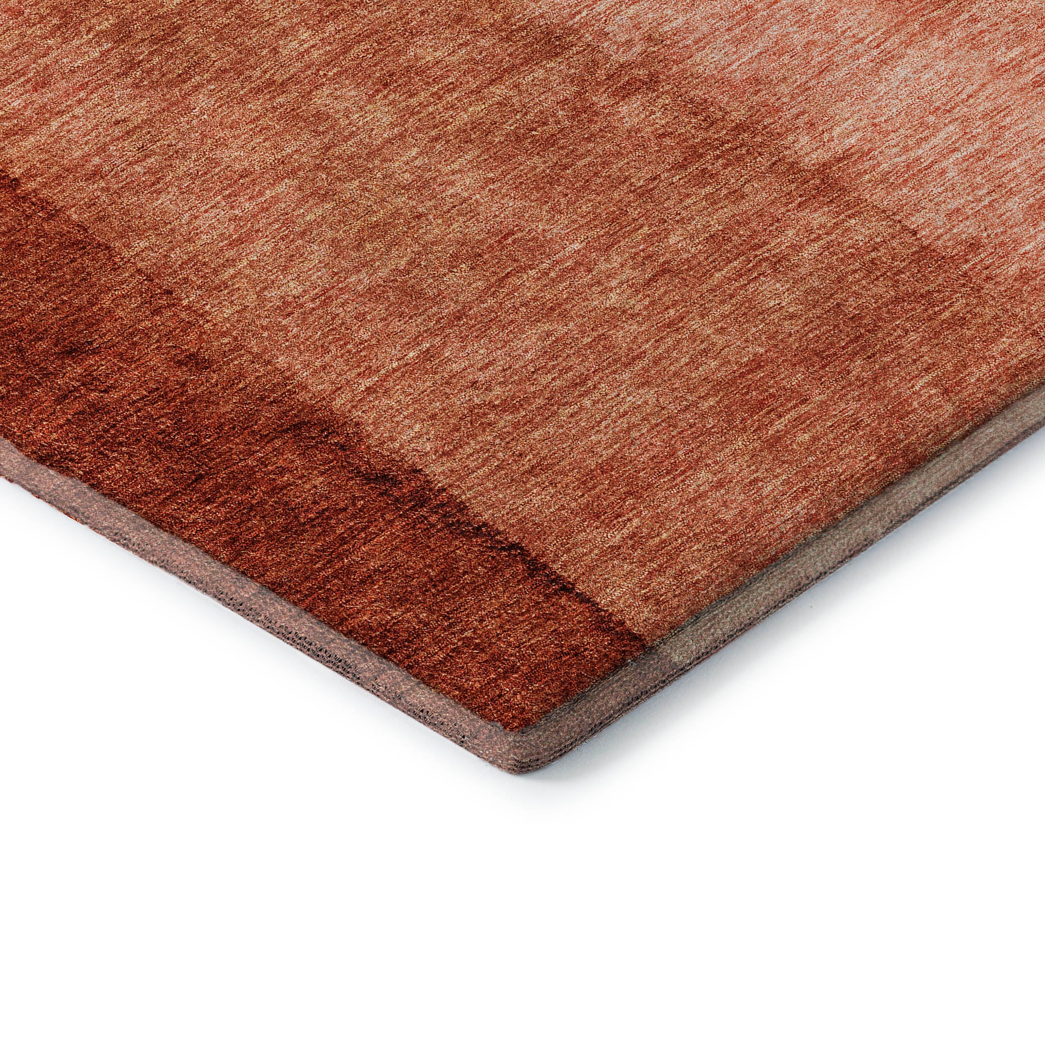 Florence Machine Washable Transitional Paprika Orange Rug 1'8" x 2'6" #shape_Rectangle