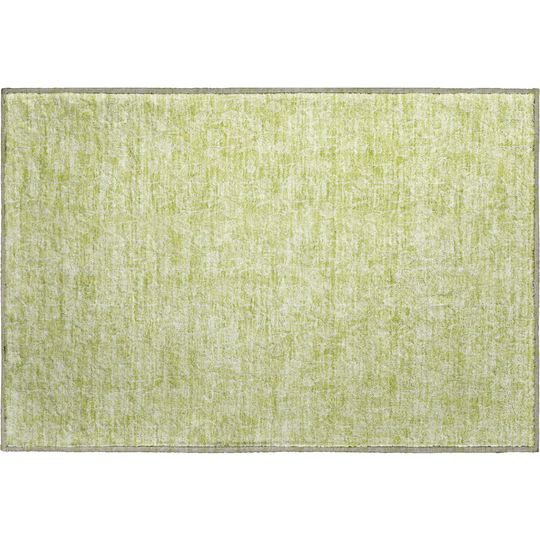 Montevideo Machine Washable Transitional Aloe Green Rug 1'8" x 2'6" #shape_Rectangle